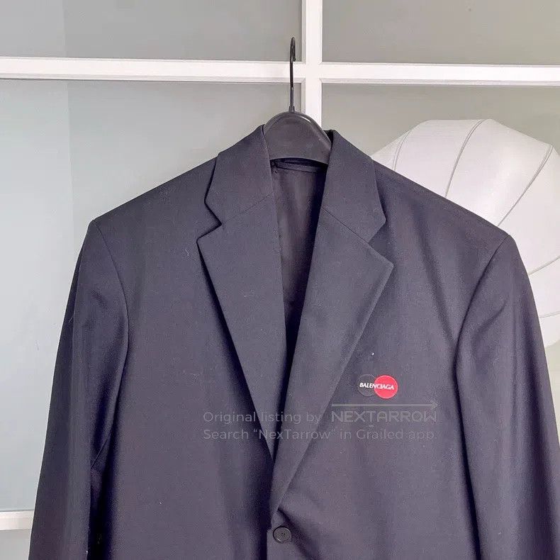 Balenciaga Balenciaga Mastercard Red Logo Jacket Size M / US 6-8 / IT 42-44 - 3 Thumbnail