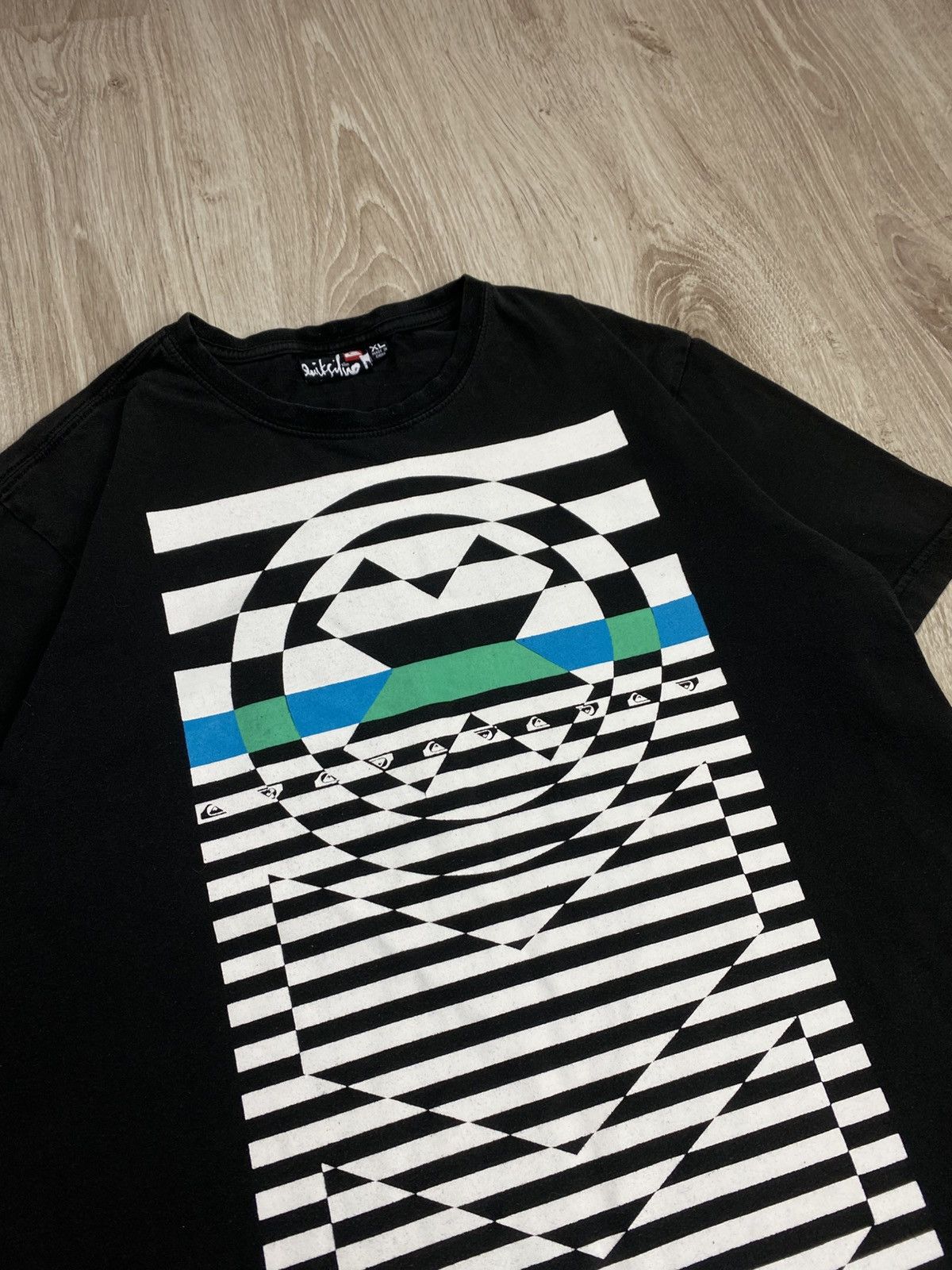 Affliction Vintage Quiksilver Affliction Style Surfing Black T-shirt XL Size US XL / EU 56 / 4 - 6 Thumbnail