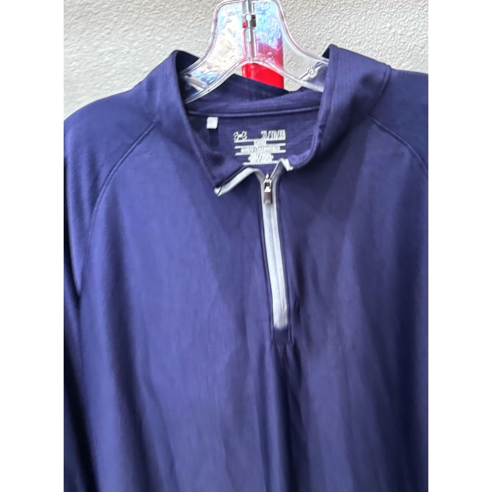 Under Armour Under Armour SWEATER XL Extra Large Men Blue Gray Zippered Multicolor Shirt/ Sweater Size US XL / EU 56 / 4 - 2 Thumbnail