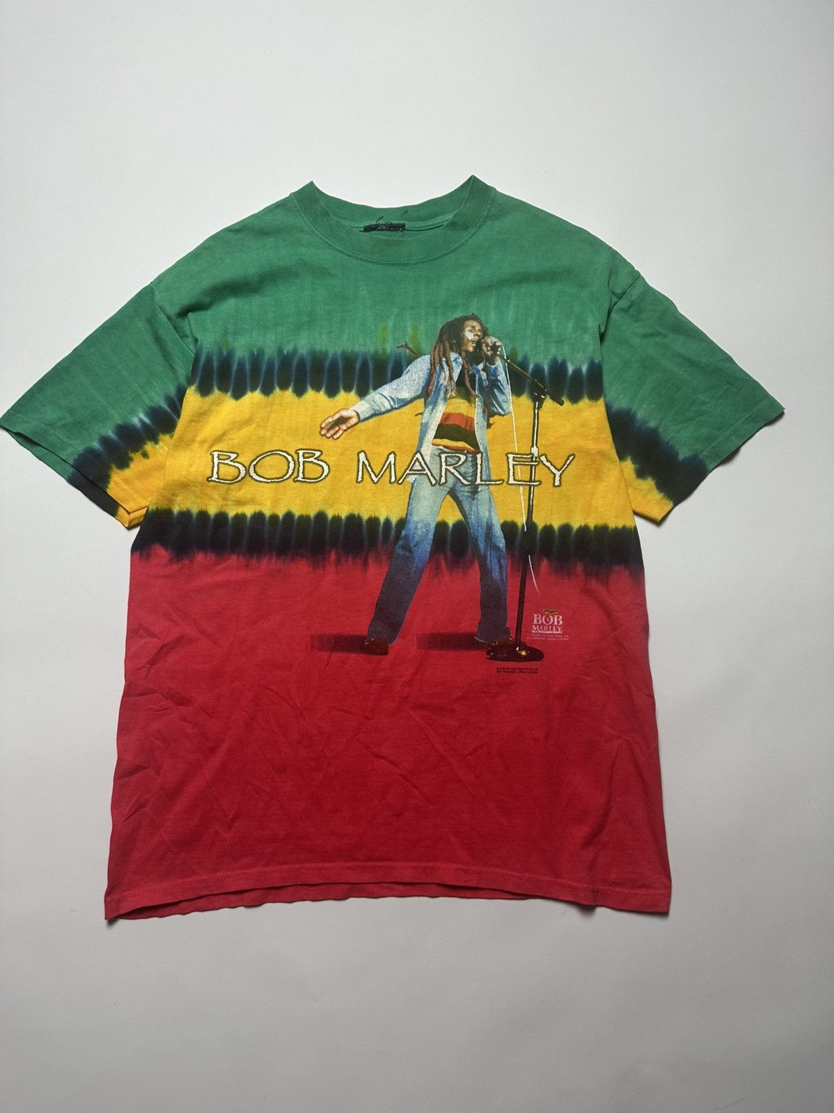 Bob Marley Vintage Bob Marley Tie Dye T-Shirt Zion Rootswear Size US M / EU 48-50 / 2 - 1 Thumbnail