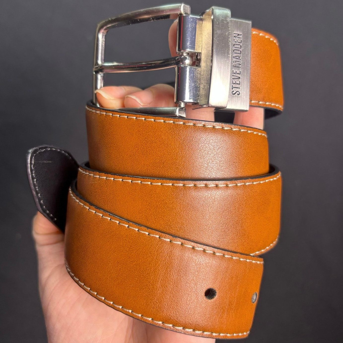 Steve Madden Brown Steve Madden Men’s Belt Size ONE SIZE - 1 Thumbnail