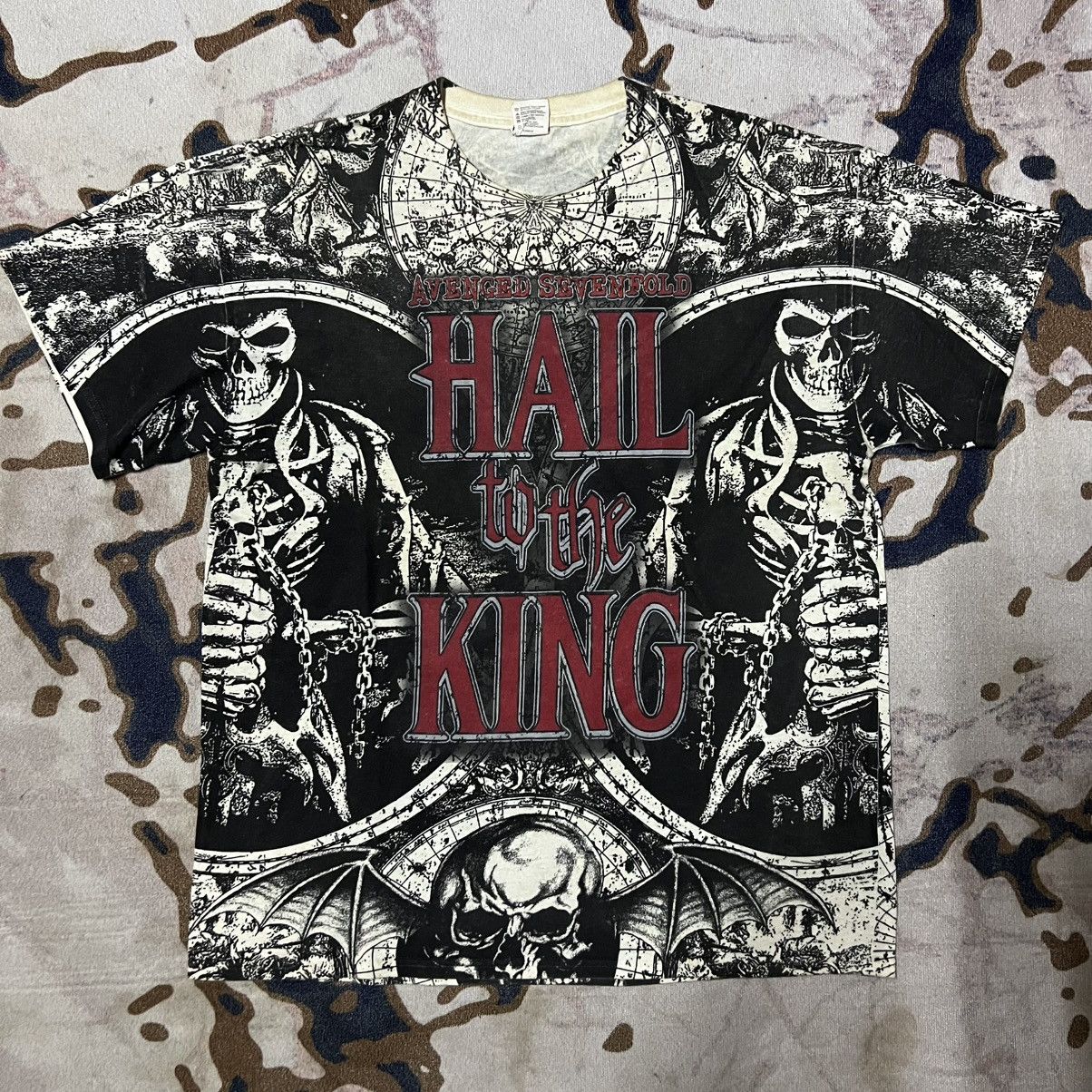 Band Tees Avenged Sevenfold “Hail to the King” Overprint Tee Size US L / EU 52-54 / 3 - 2 Thumbnail