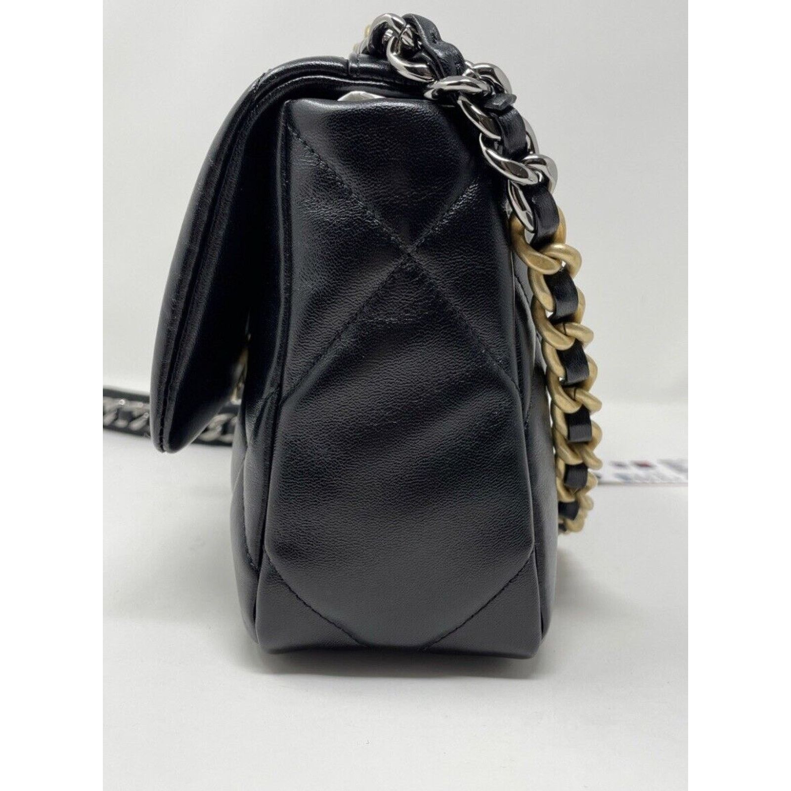 Chanel CHANEL 19 Lambskin Quilted Small Black Flap bag Size ONE SIZE - 8 Thumbnail