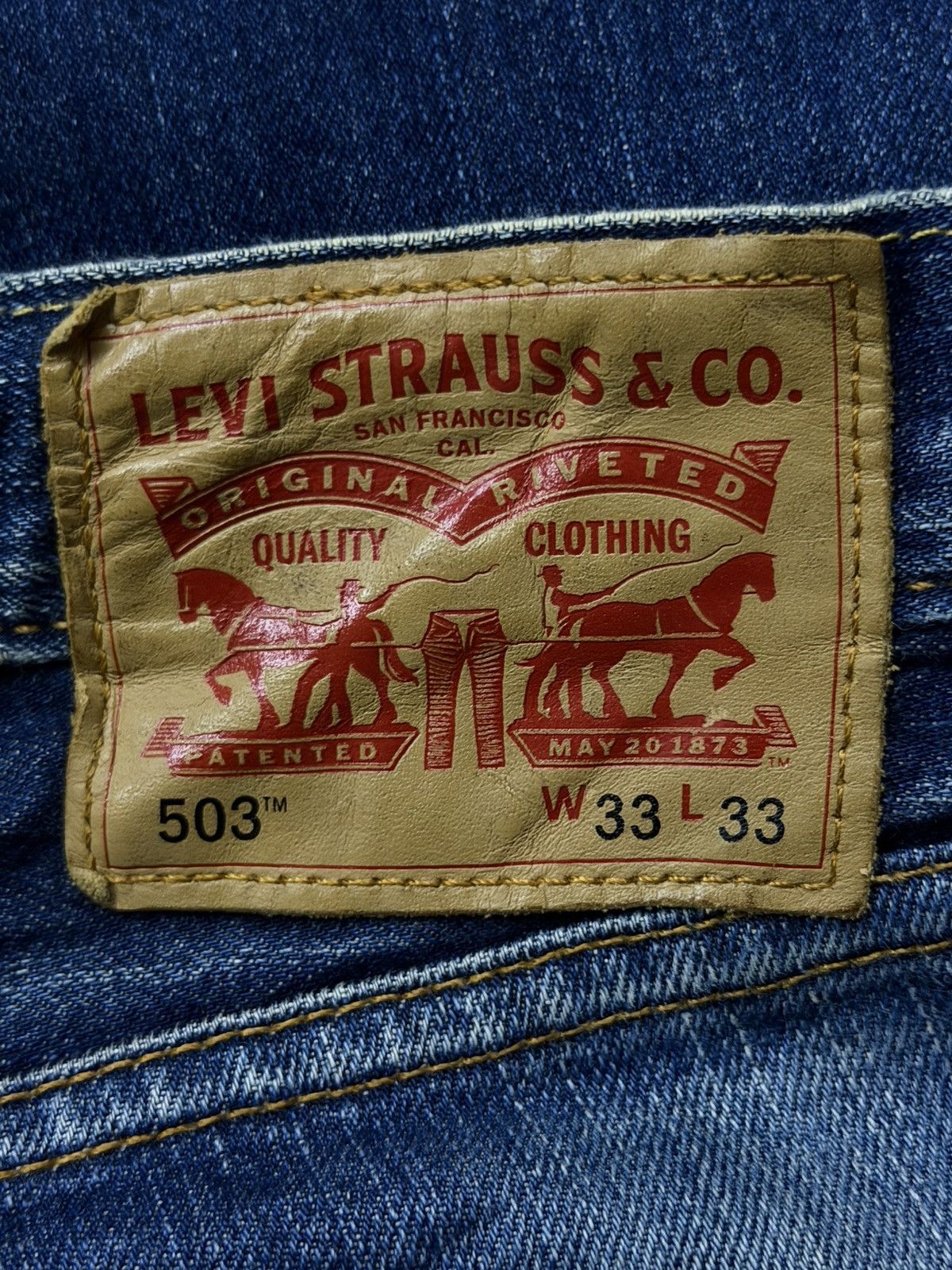 Levi's Vintage Levi’s 503 Japan Denim Jeans | Loose Straight W36 Size US 36 / EU 52 - 12 Thumbnail