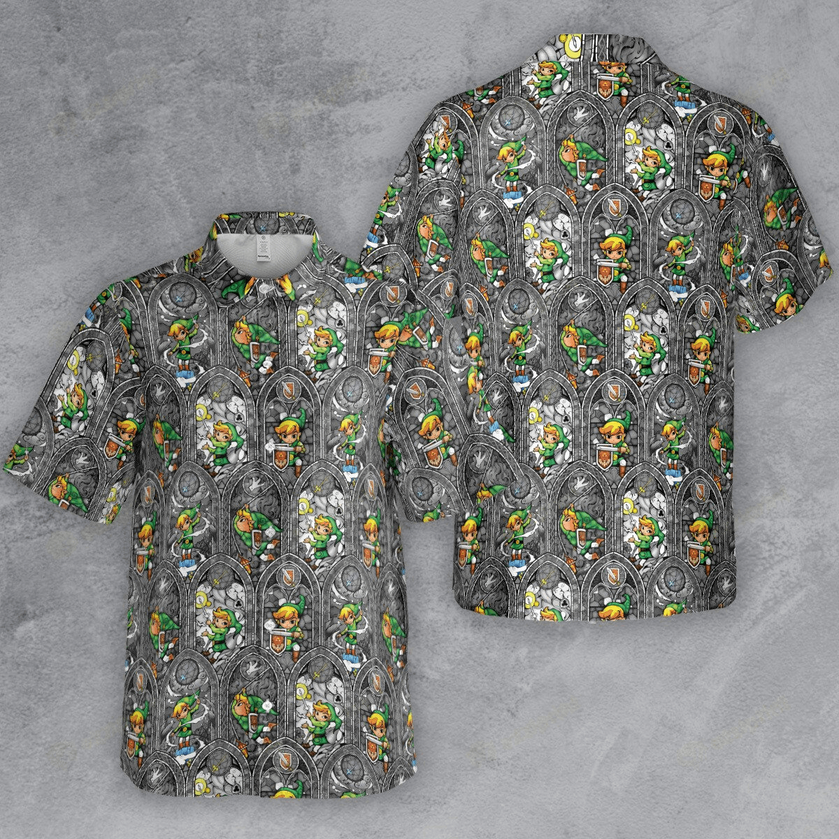 The Unbranded Brand Link The Legend of Zelda Button Down Shirt Size US L / EU 52-54 / 3 - 4 Thumbnail