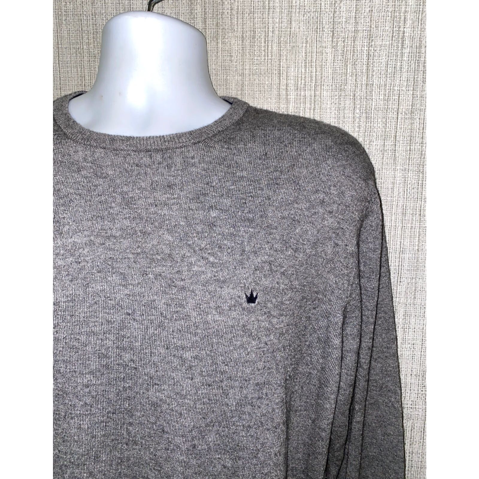 Vintage Elvstrom Crewneck Sweater 2XL Gray Wool Blend Mens Size US XXL / EU 58 / 5 - 2 Thumbnail