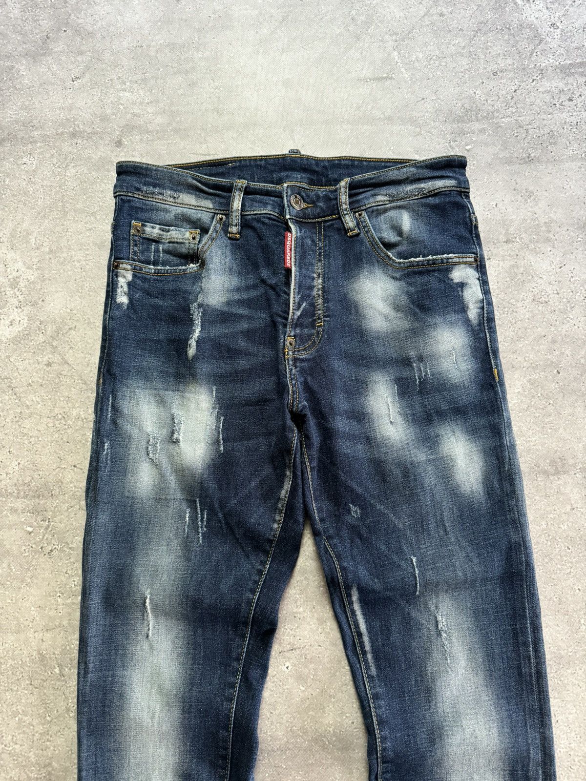 Designer × Dsquared2 Dsquared2 2019 Distressed Cool Guy Slim Jeans Pants Size US 30 / EU 46 - 4 Thumbnail