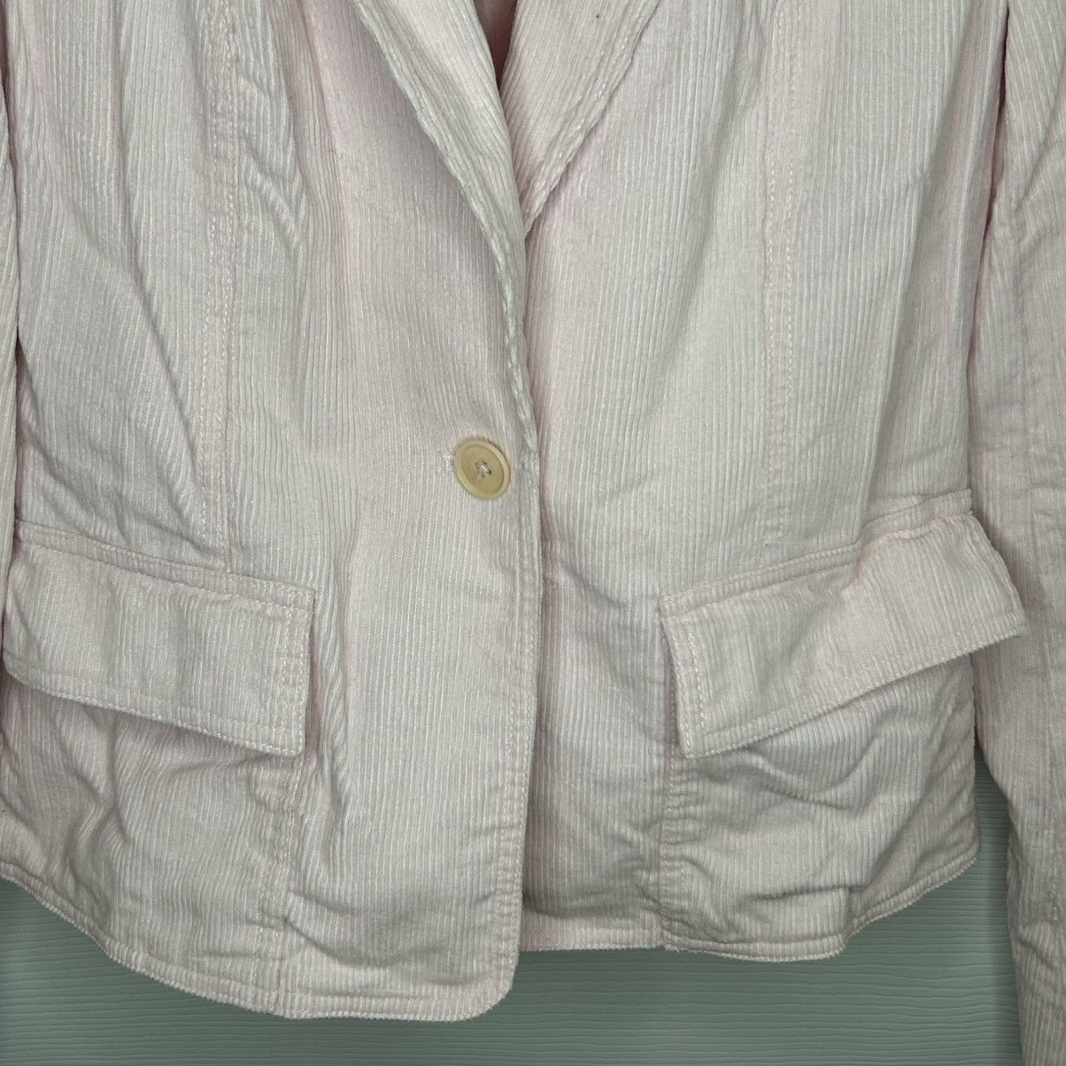 Calvin Klein Calvin Klein Light Pink Corduroy Jacket Blazer Size 6 Size M / US 6-8 / IT 42-44 - 6 Thumbnail