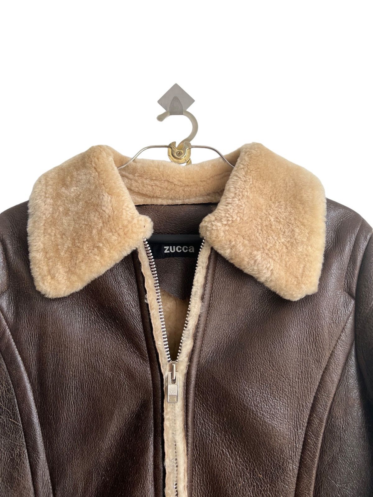 Comme des Garcons RARE Collection Zucca Sheepskin Shearling B-3 Long Jacket Size US M / EU 48-50 / 2 - 8 Thumbnail