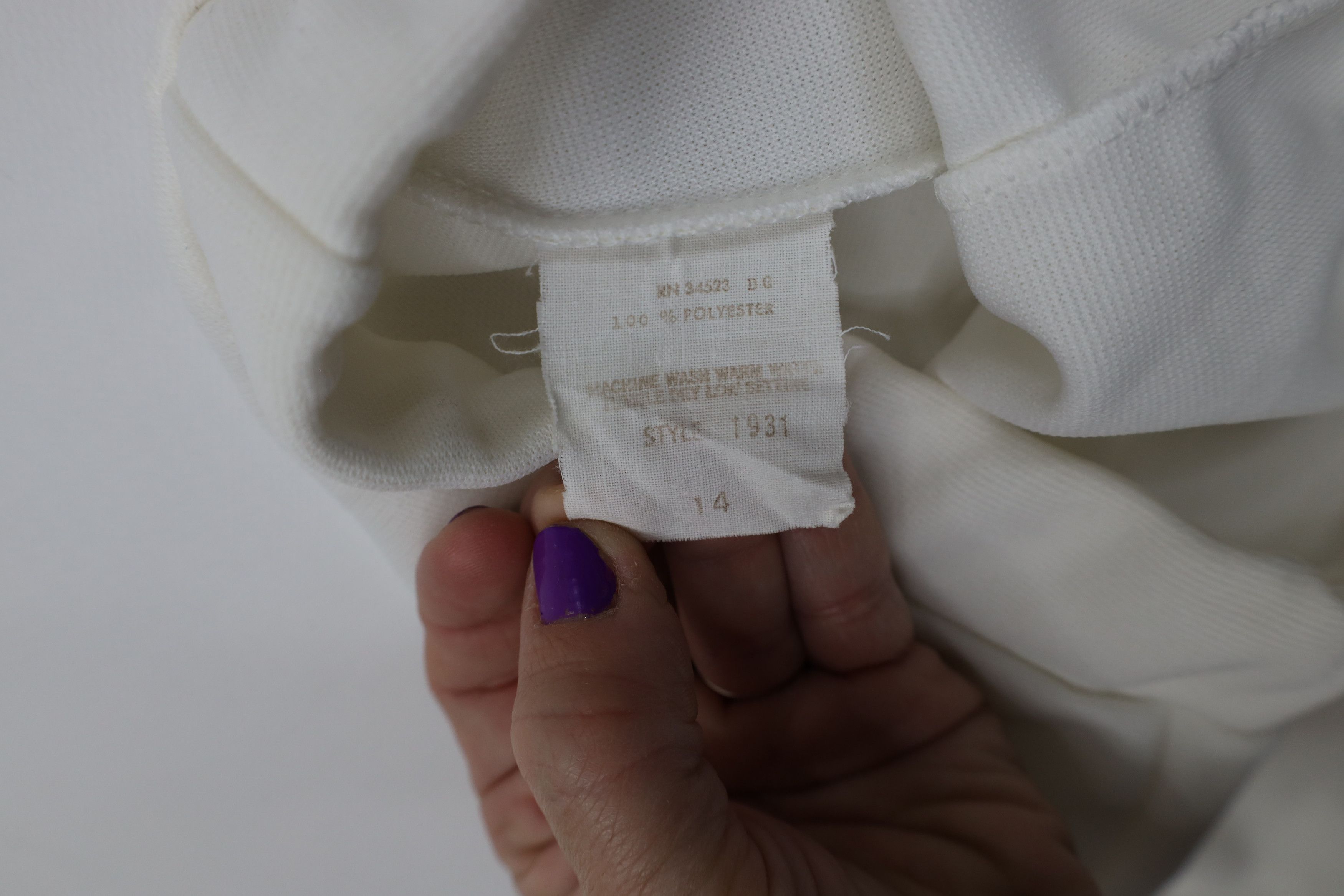 Vintage Vintage 70s Streetwear Sheer Knit Shorts White Polyester USA Size 36" / US 14 / IT 50 - 6 Thumbnail