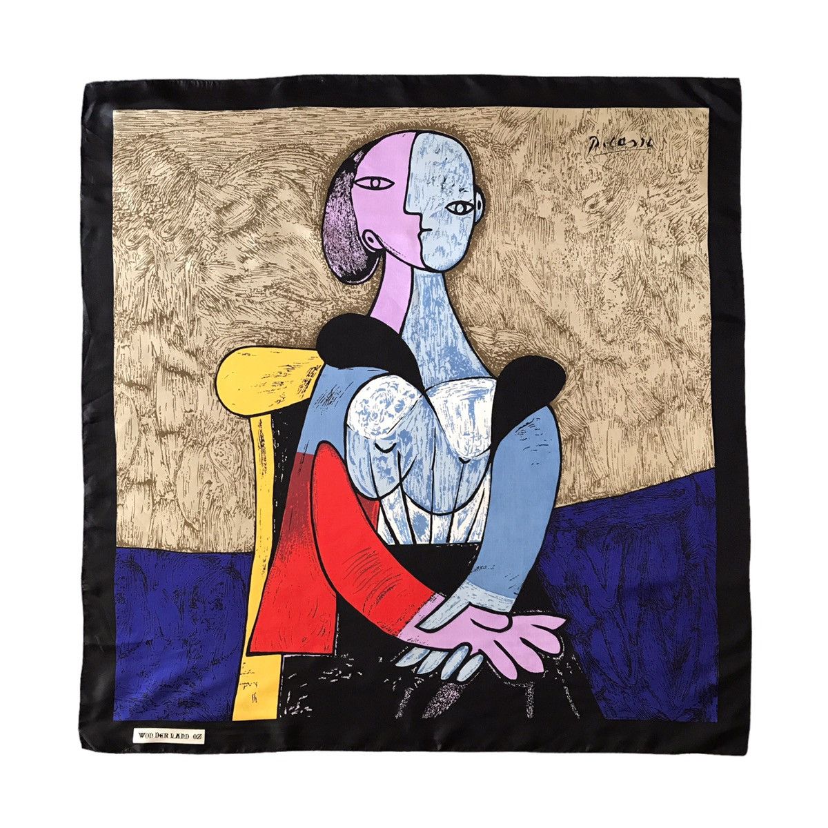 Vintage Pablo Picasso Painting Art Print Polyester Scarf Size ONE SIZE - 1 Thumbnail