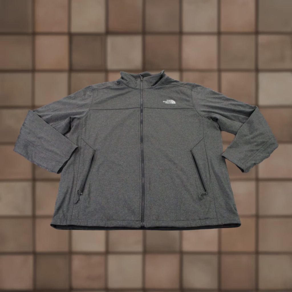The North Face The North Face Jacket Men XL Grid Lined Windbreaker Windwall Pockets Zip Full Zip Outdoors Hiking Gray Size US XL / EU 56 / 4 - 1 Thumbnail