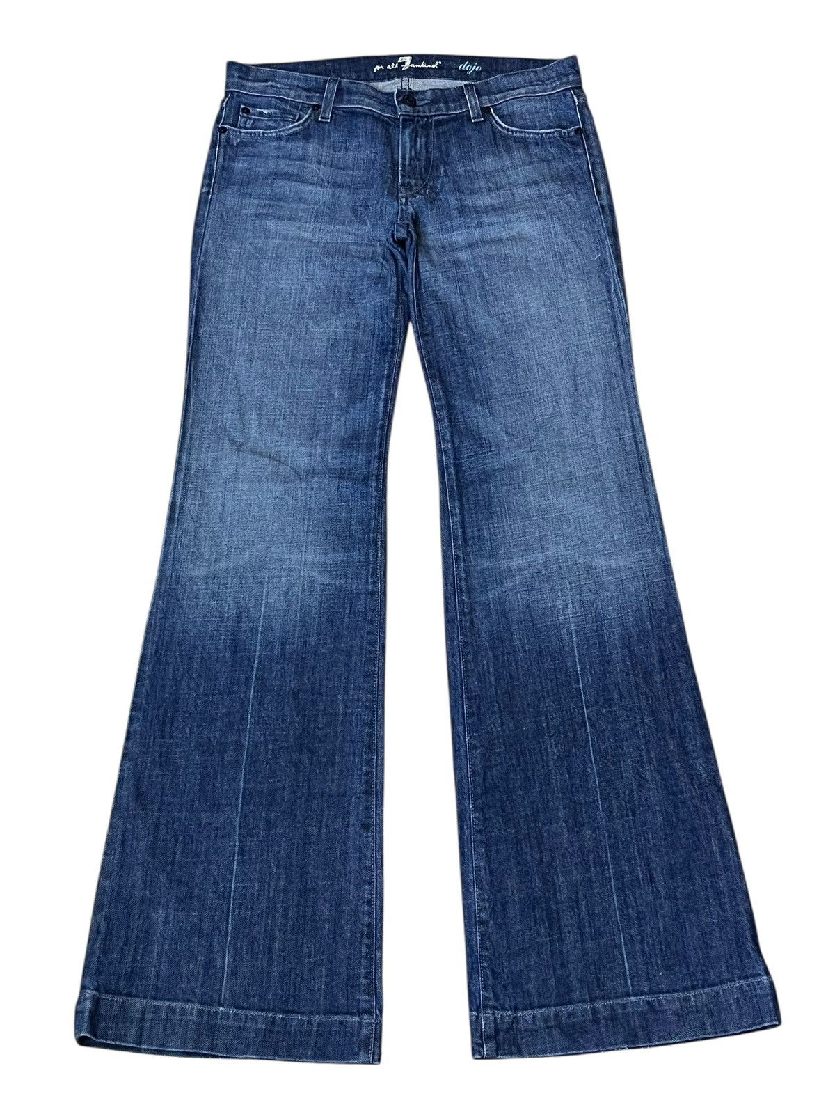 7 For All Mankind 🔥SUPER FLARED🔥7 FOR ALL MANKIND made in usa flared jeans Size US 32 / EU 48 - 2 Thumbnail