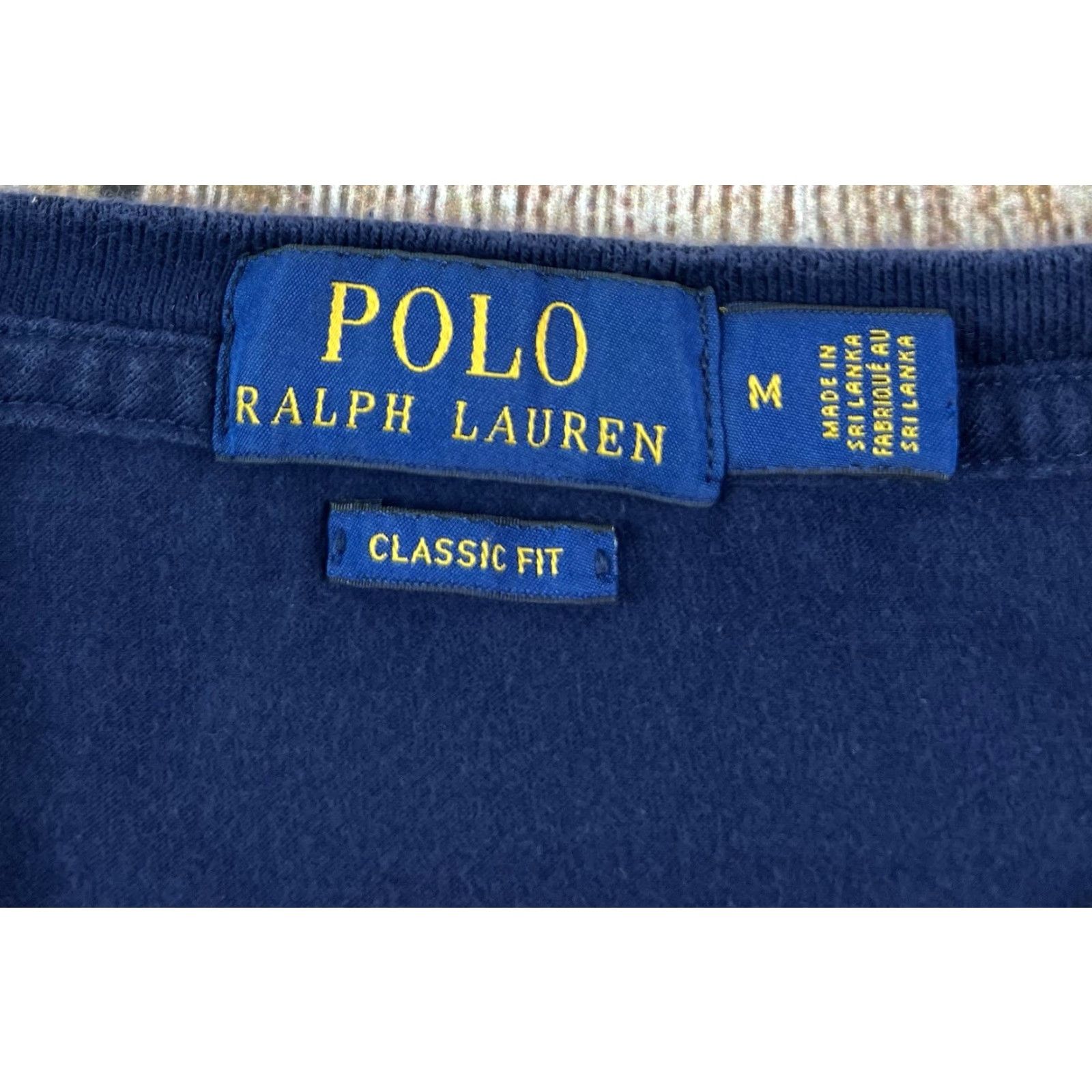 Polo Ralph Lauren Polo Ralph Lauren T-Shirt Multicolor Striped Pocket Embroidered Classic Crew Neck Short Sleeve Size M Men Regular Colorful Preppy Designer Size US M / EU 48-50 / 2 - 4 Thumbnail