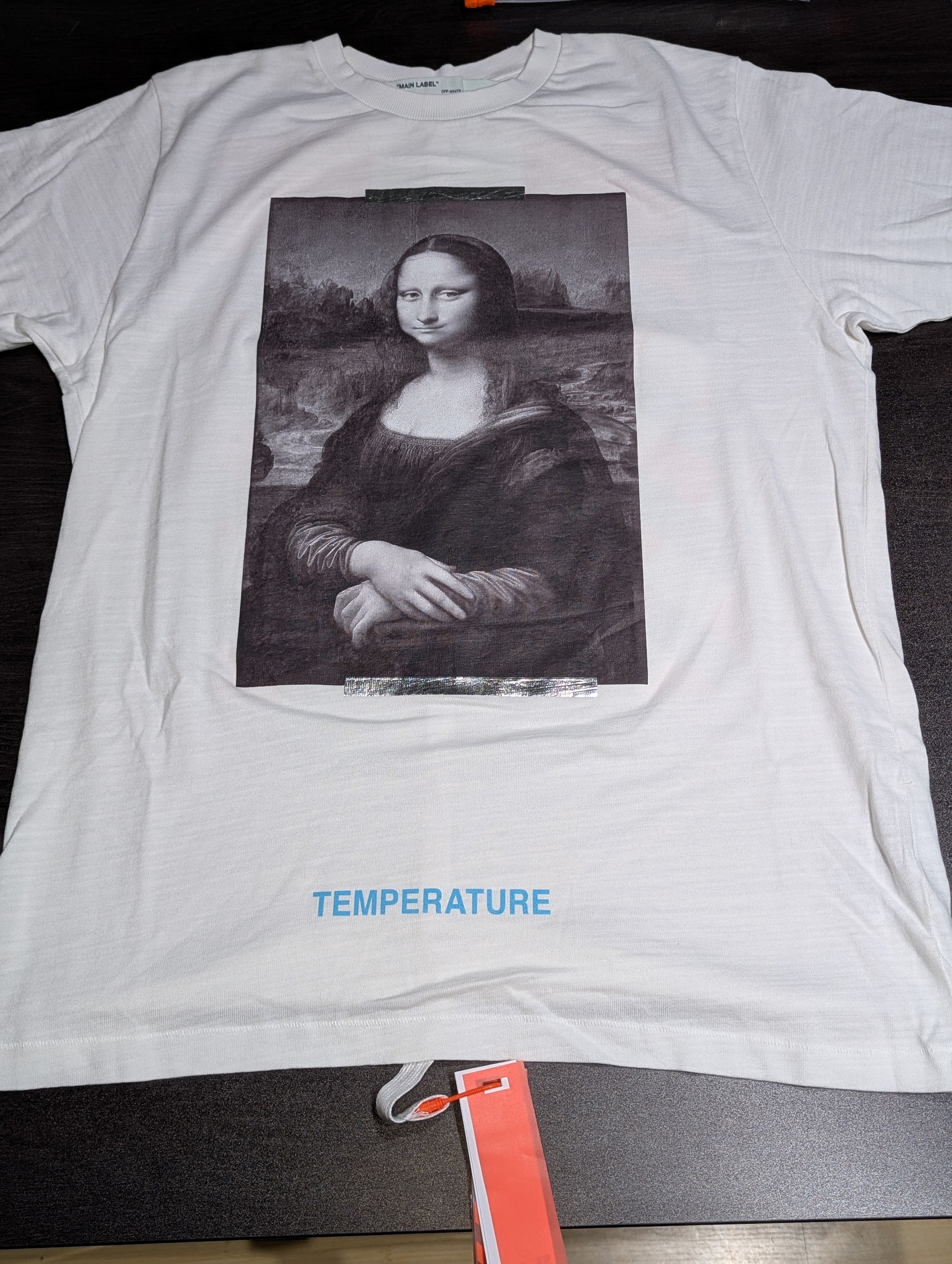 Off-White Virgil Abloh MCA Figures of Speech OFF-WHITE Mona Lisa Tee Size US XL / EU 56 / 4 - 12 Thumbnail