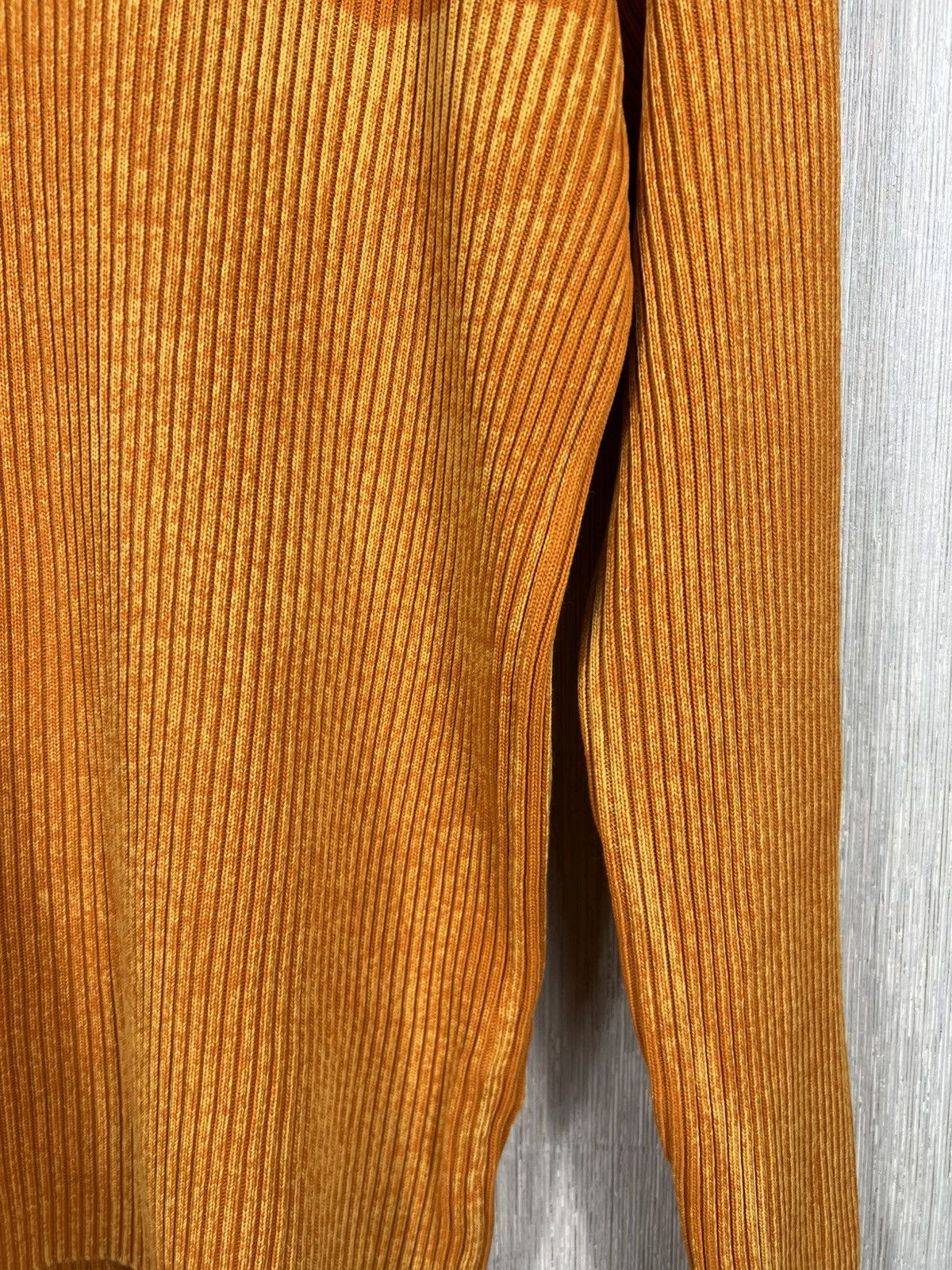 Diesel Vintage 90s Diesel slim knit spray y2k logo sweater ribbed Size US L / EU 52-54 / 3 - 5 Thumbnail