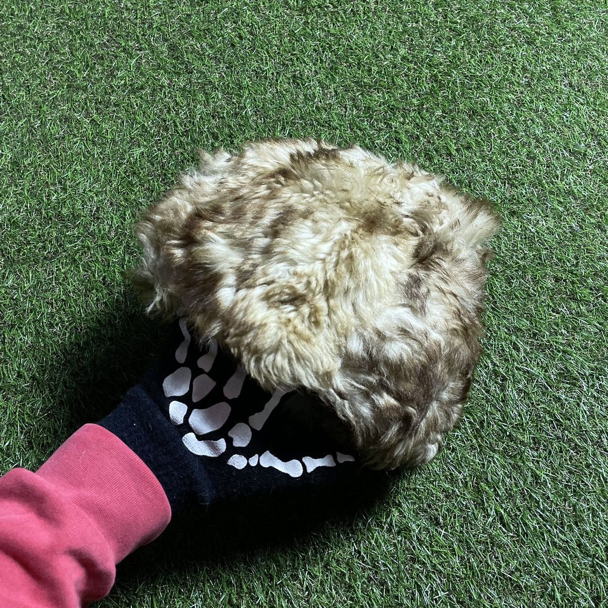Vintage Vintage Y2K Fuzzy Mohair Beanie Alt Goth Streetwear Baggy OS Size ONE SIZE - 1 Thumbnail