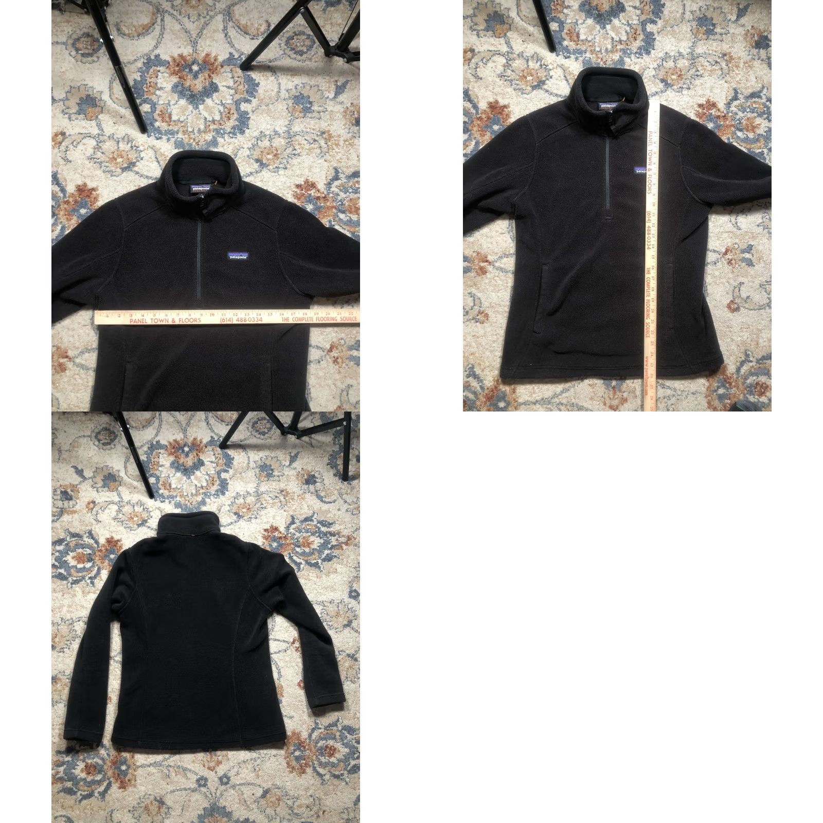 Patagonia Patagonia Synchilla Fleece Pullover Jacket Womens Medium Black 1/4 Zip Pockets Raglan Sleeves Front Logo Size M / US 6-8 / IT 42-44 - 8 Thumbnail