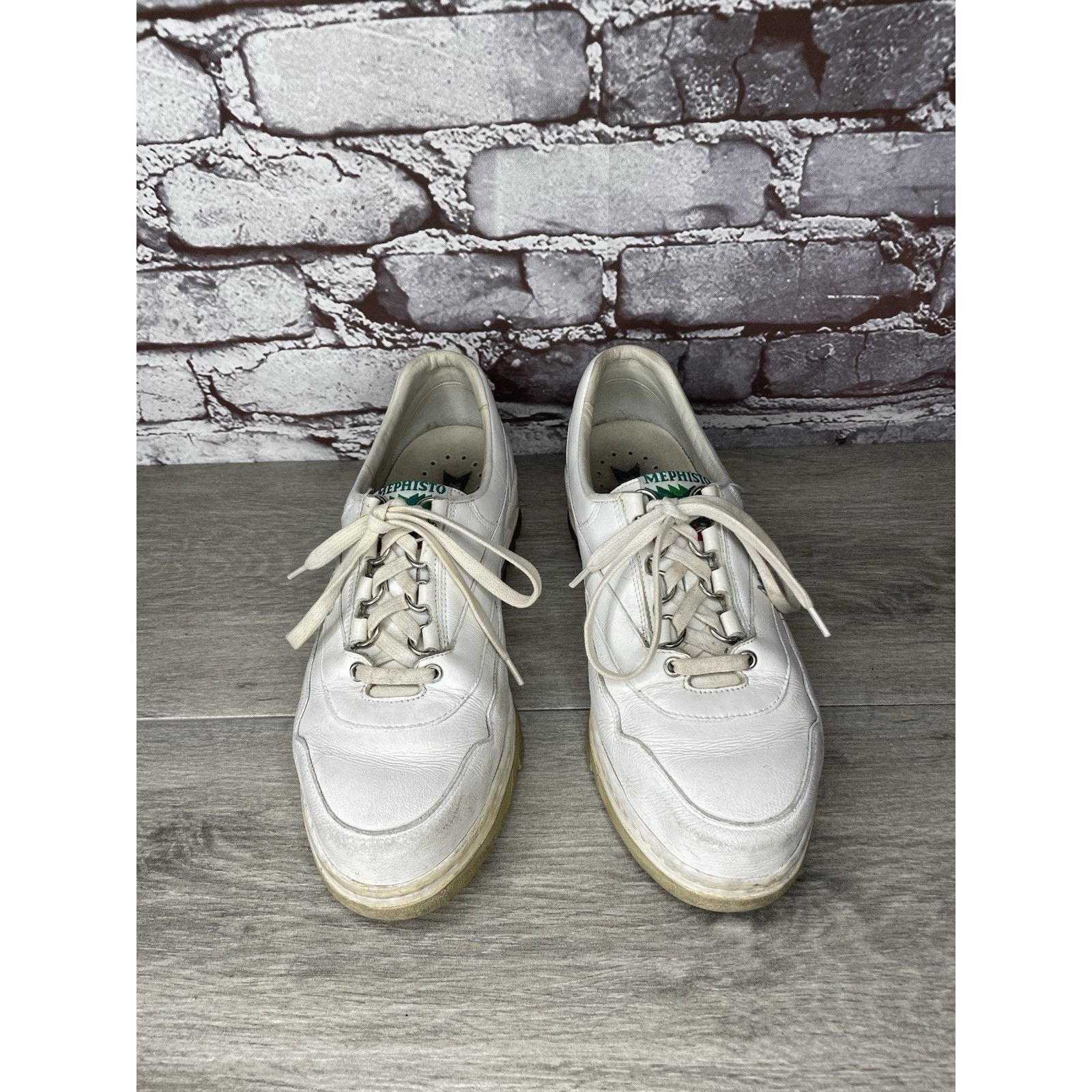 Mephisto Mephisto RunOff Air Bag System White Leather Lace Up Shoes W Size US 9 / IT 39 - 13 Thumbnail