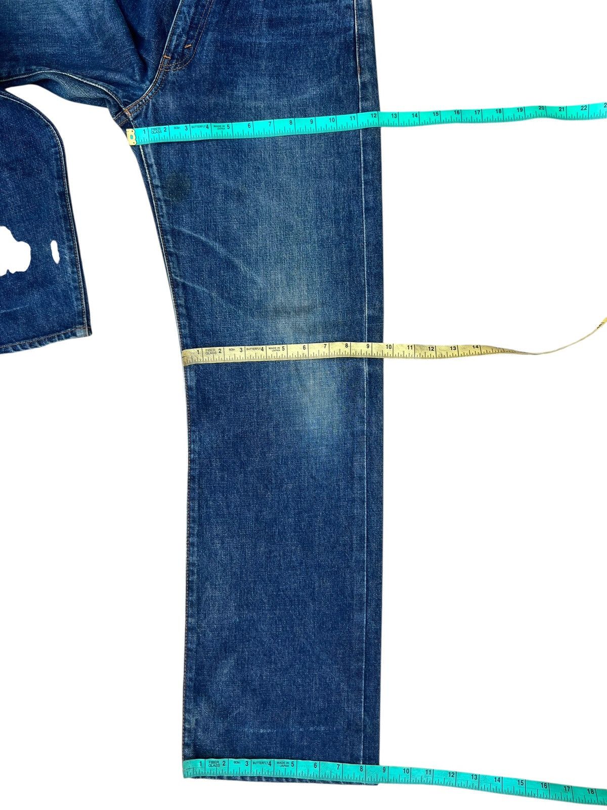 Levi's Vintage 1997 Levi’s 502 XX Big E Denim Selvedge Jeans Size US 30 / EU 46 - 3 Thumbnail