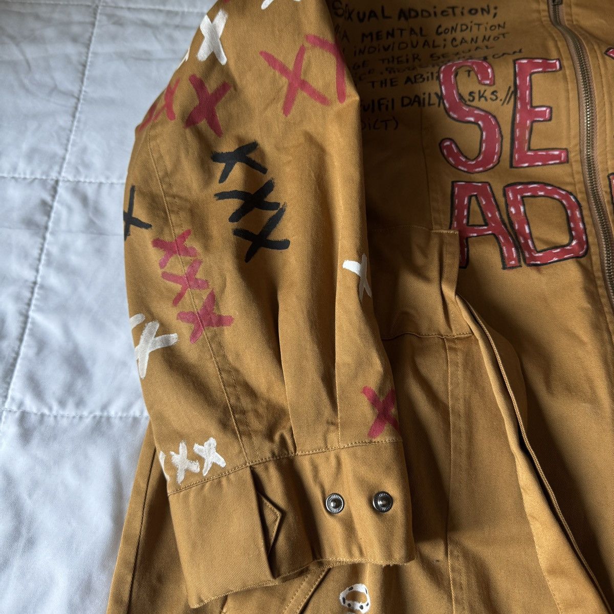Vintage Vintage Sex Addiction Custom Jacket Size US L / EU 52-54 / 3 - 8 Thumbnail