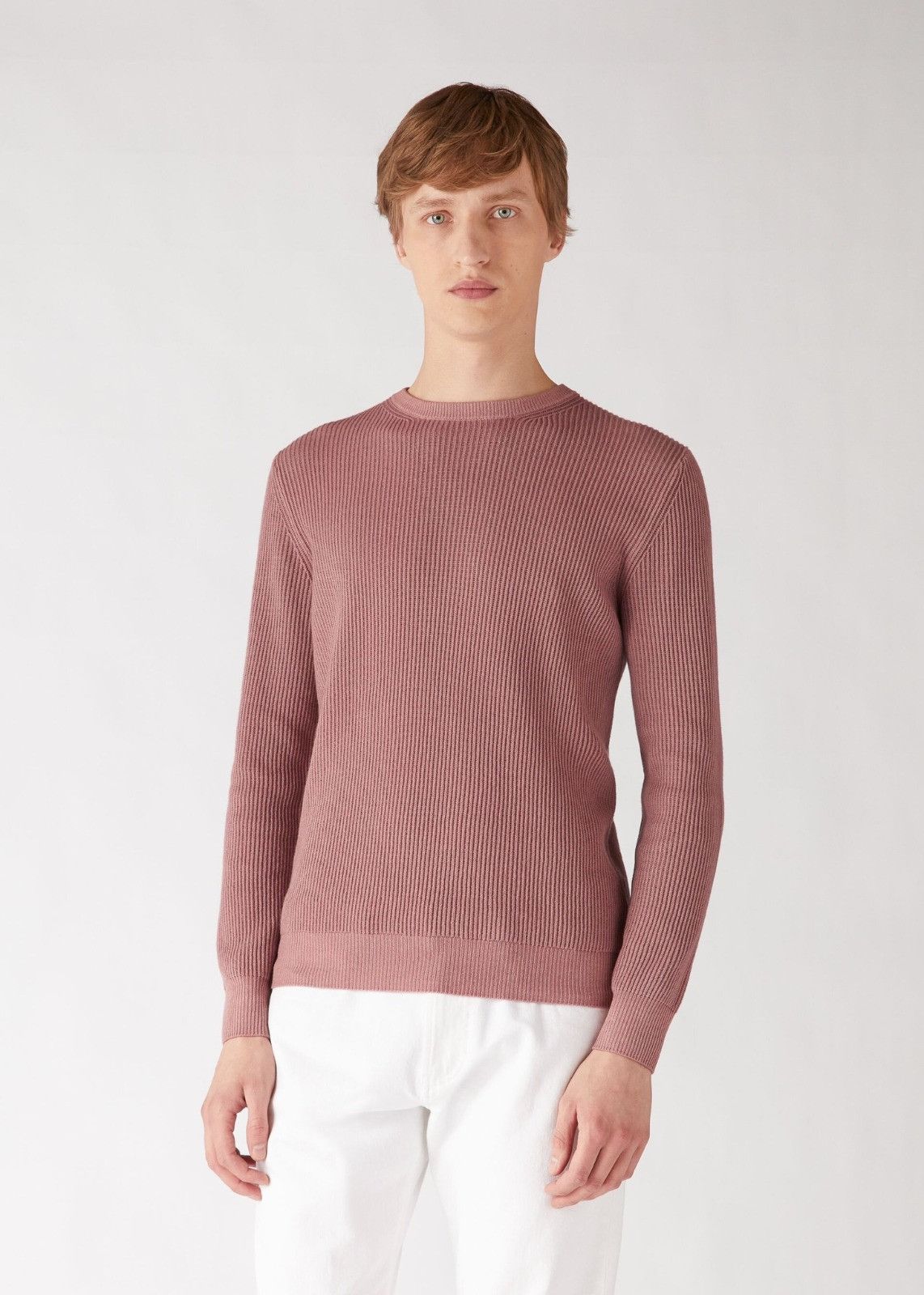 Loro Piana o1srvl11e1124 Roundneck Cashmere Sweater in Pink Size US S / EU 44-46 / 1 - 1 Thumbnail