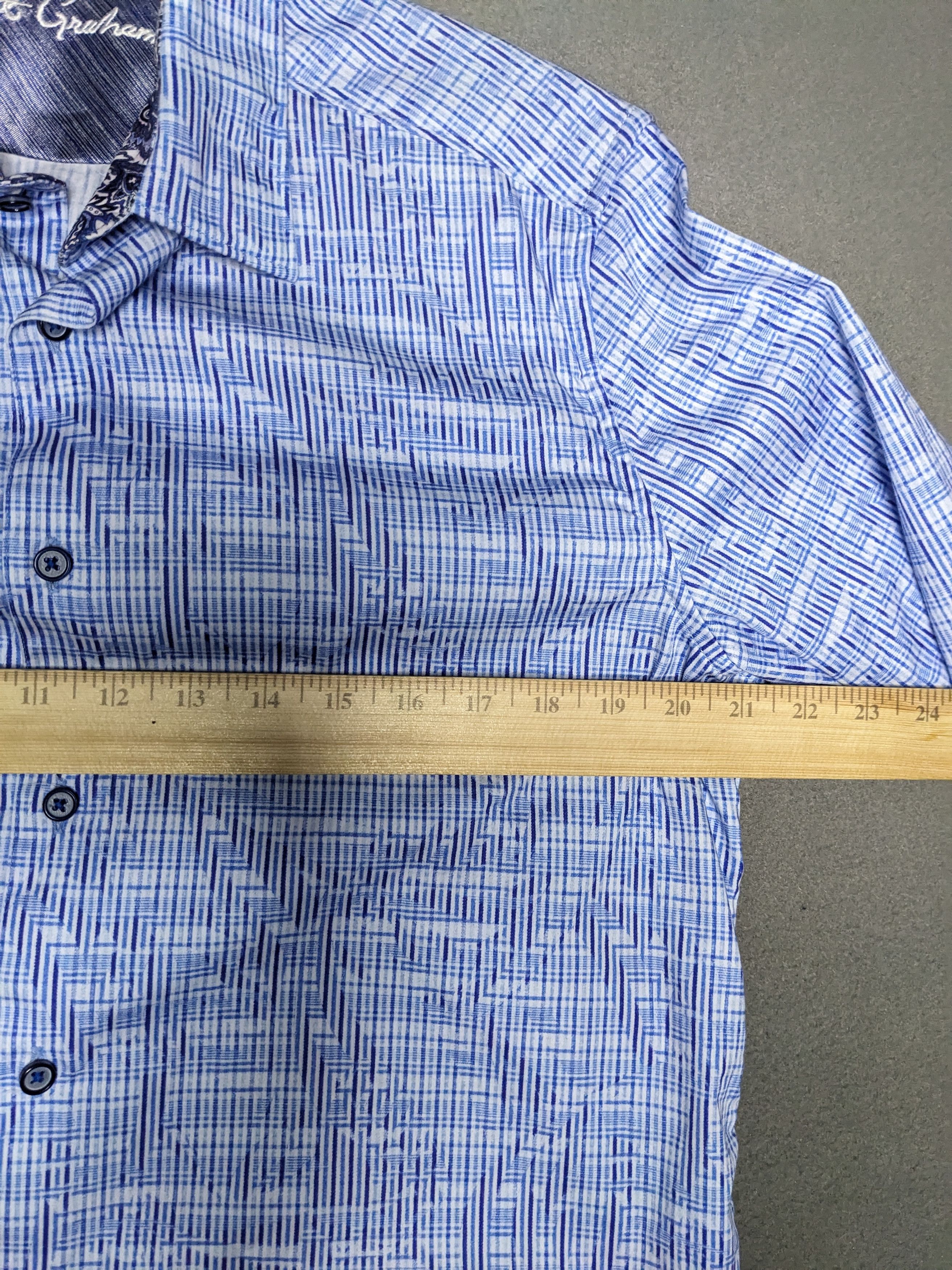 Robert Graham Robert Graham Shirt Medium Plaid Paisley Flip Cuff Button Up Size US M / EU 48-50 / 2 - 13 Thumbnail