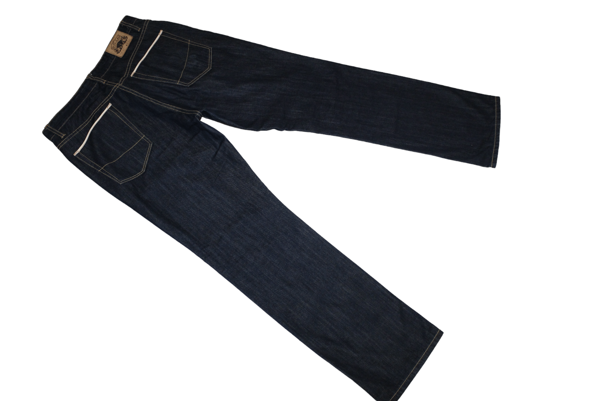 Alpinestars Vtg Alpinestars Rigid Selvedge Raw Denim Baggy Jeans Size US 34 / EU 50 - 8 Thumbnail
