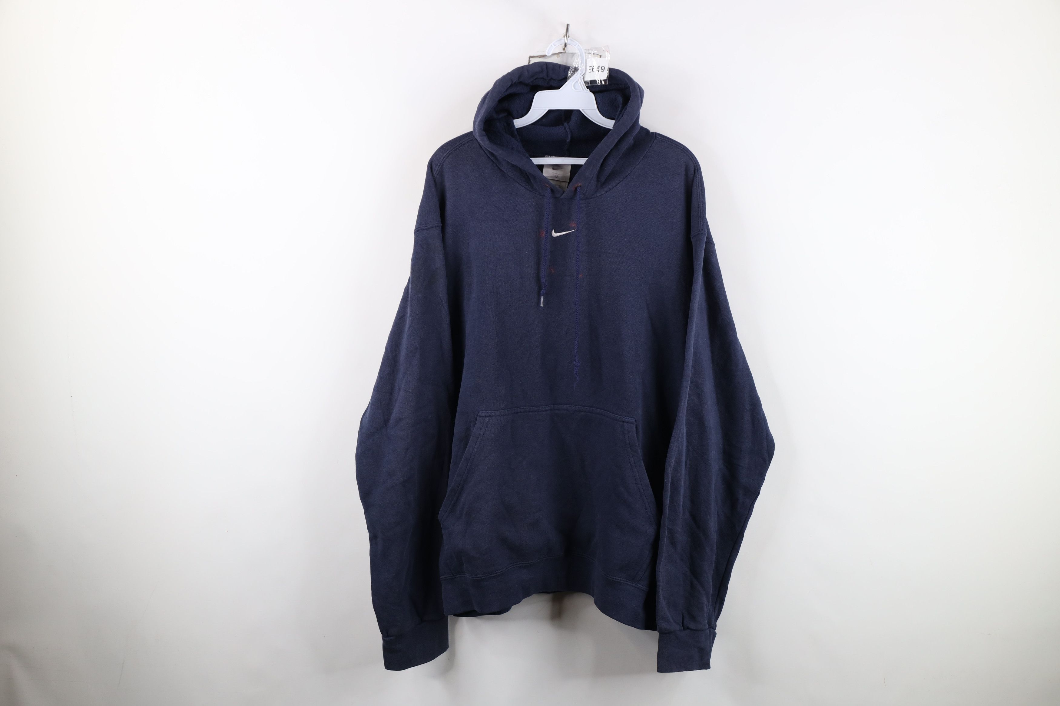Nike Vintage 90s Nike Scott Center Swoosh Hoodie Sweatshirt Size US XL / EU 56 / 4 - 1 Thumbnail
