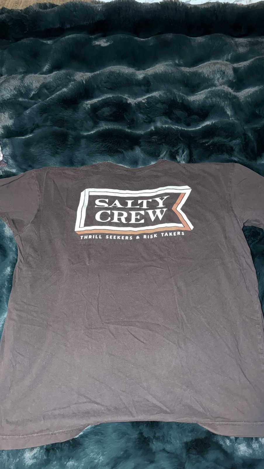 Other Salty Crew grey tee Size US XL / EU 56 / 4 - 5 Thumbnail