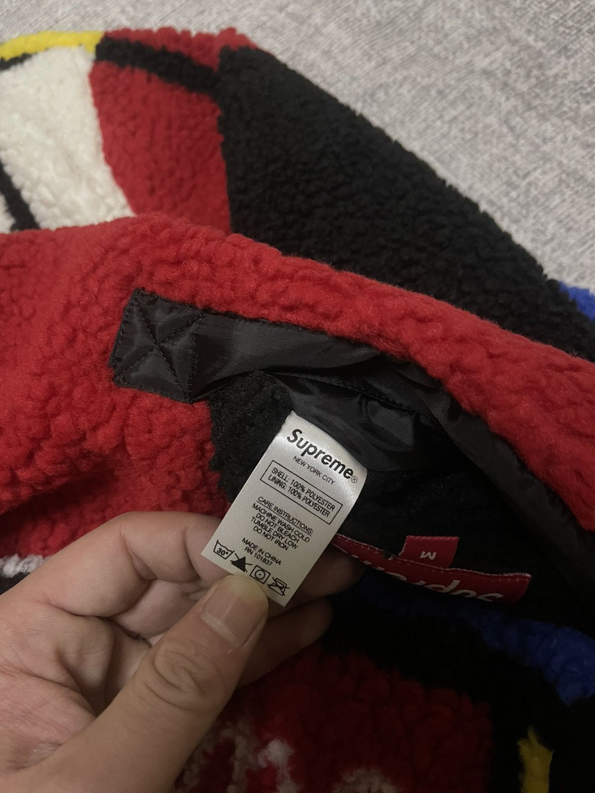 Supreme Supreme reversible colorblocked fleece Jacket Size US M / EU 48-50 / 2 - 5 Thumbnail
