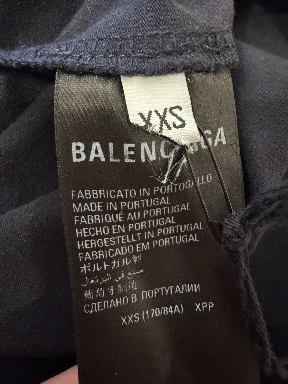 Balenciaga Balenciaga Sporty B Shrunk Tee Size US XXS / EU 40 - 6 Thumbnail