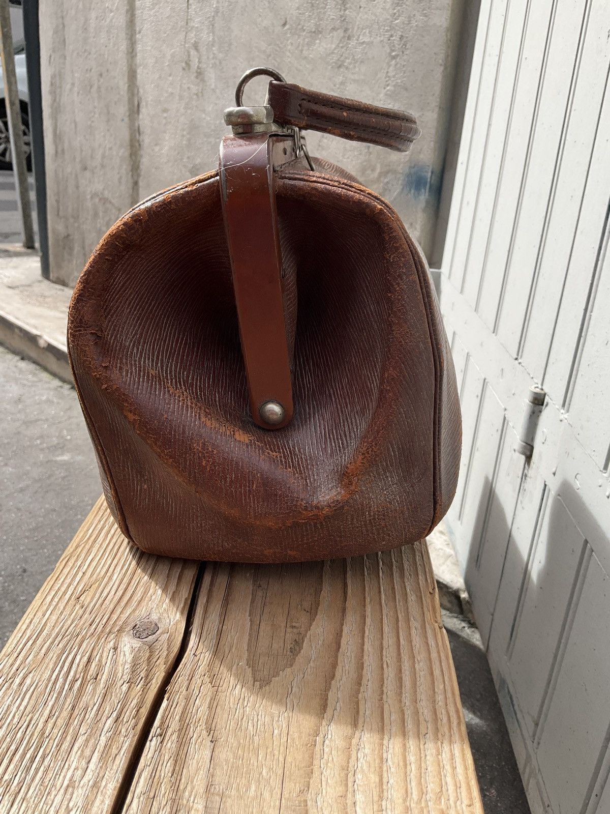 Vintage Vintage leather suitcase Size 44 - 5 Thumbnail