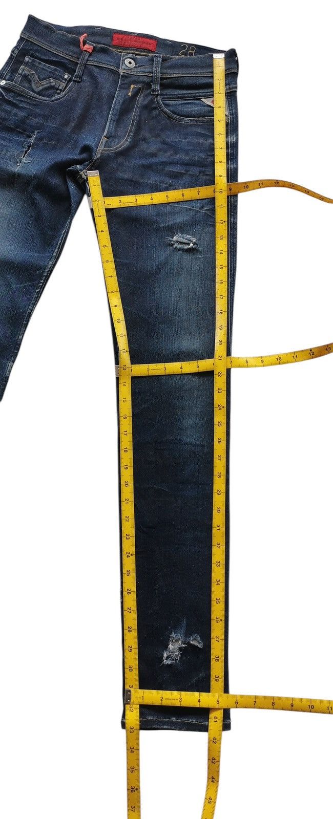 Replay Replay Anbass Slim Skinny Jeans - Italian Denim Size US 28 / EU 44 - 12 Thumbnail