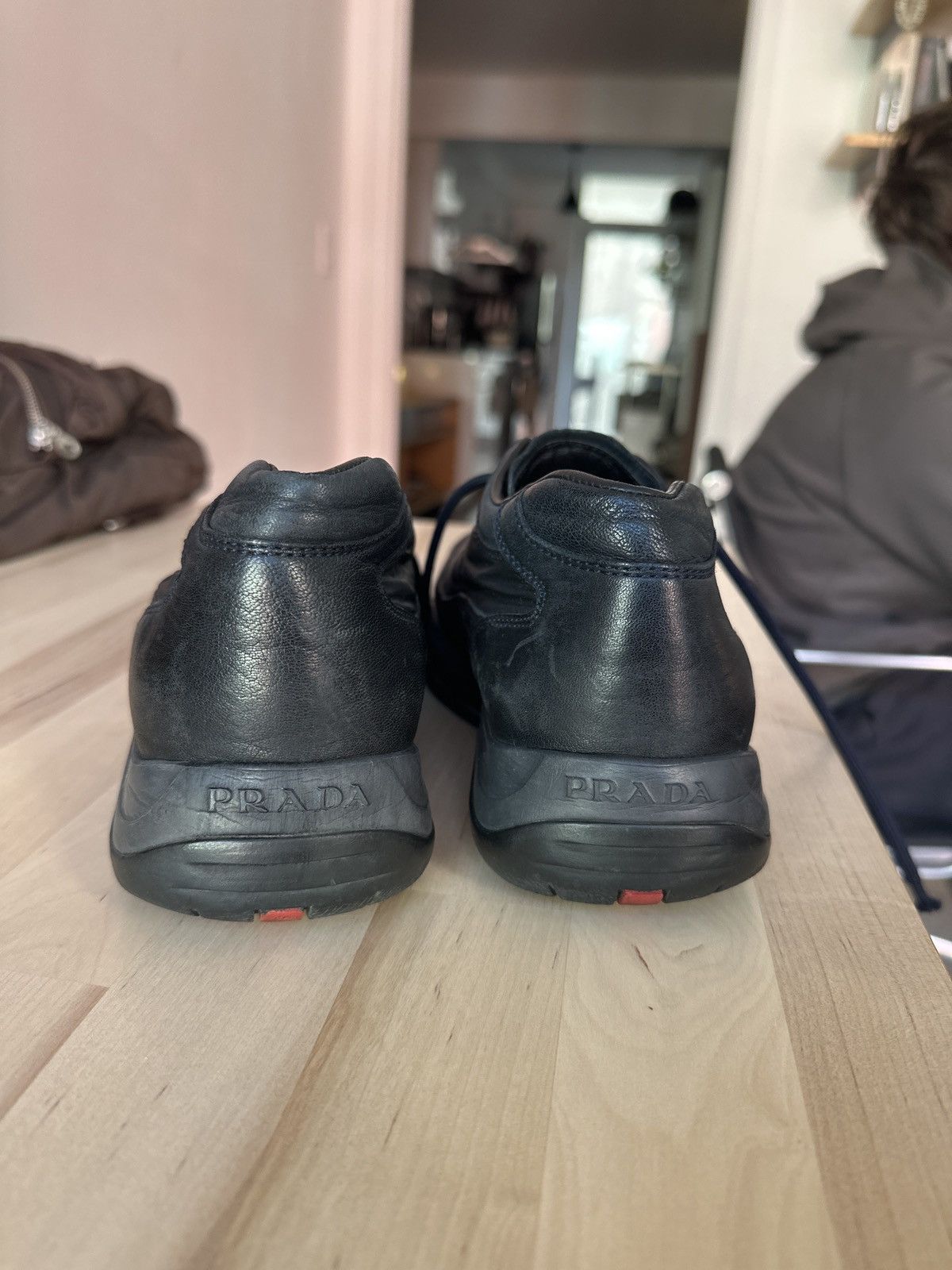 Prada prada sneakers leather + nylon Size US 8.5 / IT 38.5 - 7 Thumbnail