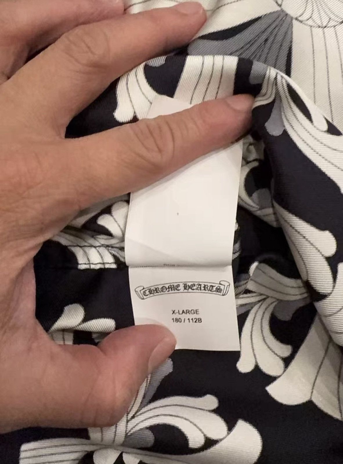 Chrome Hearts Chrome Hearts CH Limited Edition Silk Shirt Size US XL / EU 56 / 4 - 6 Thumbnail