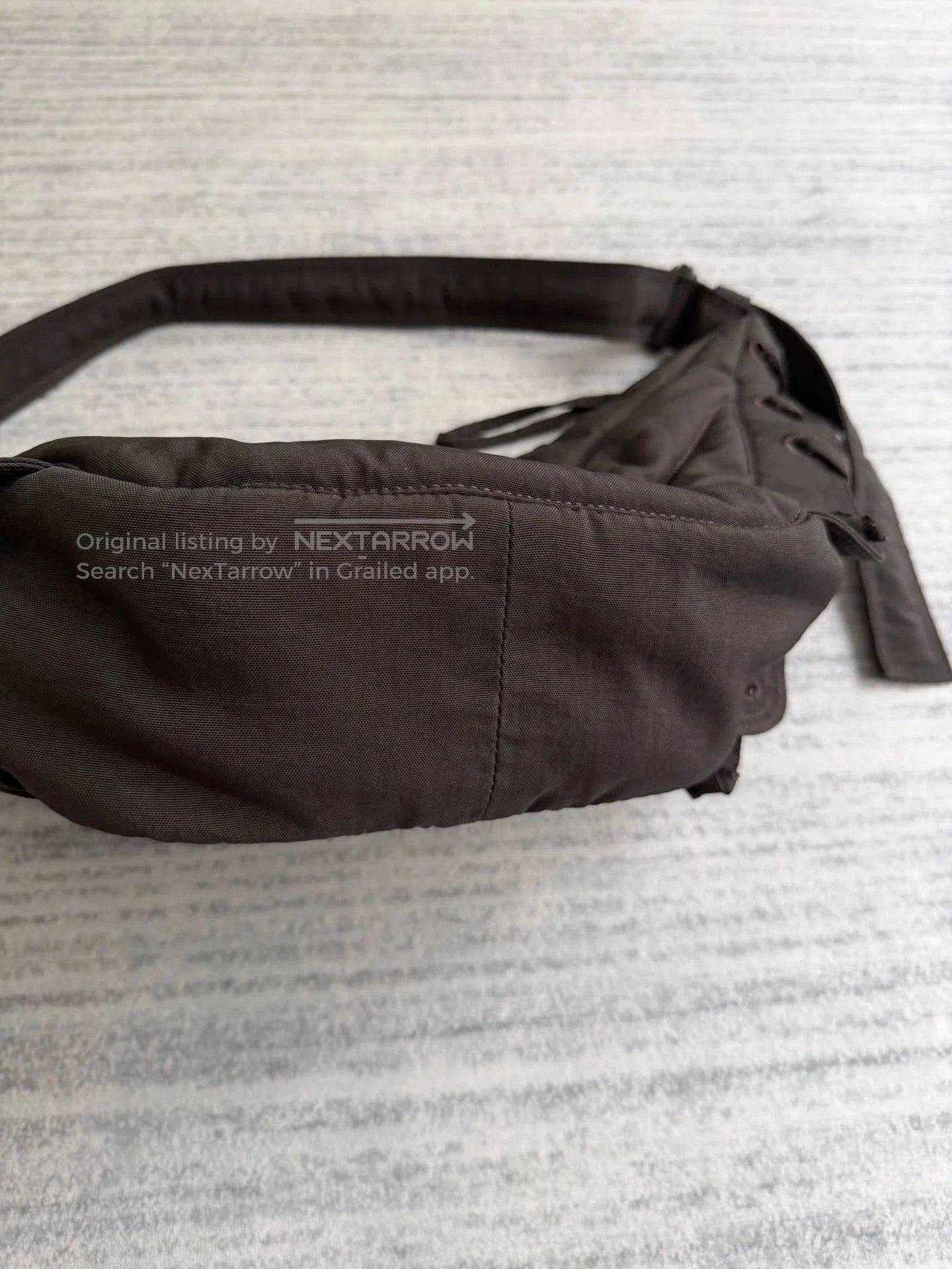 Lemaire Lemaire Soft Game Dark Chocolate S Canvas Crossbody New/ Size ONE SIZE - 3 Thumbnail