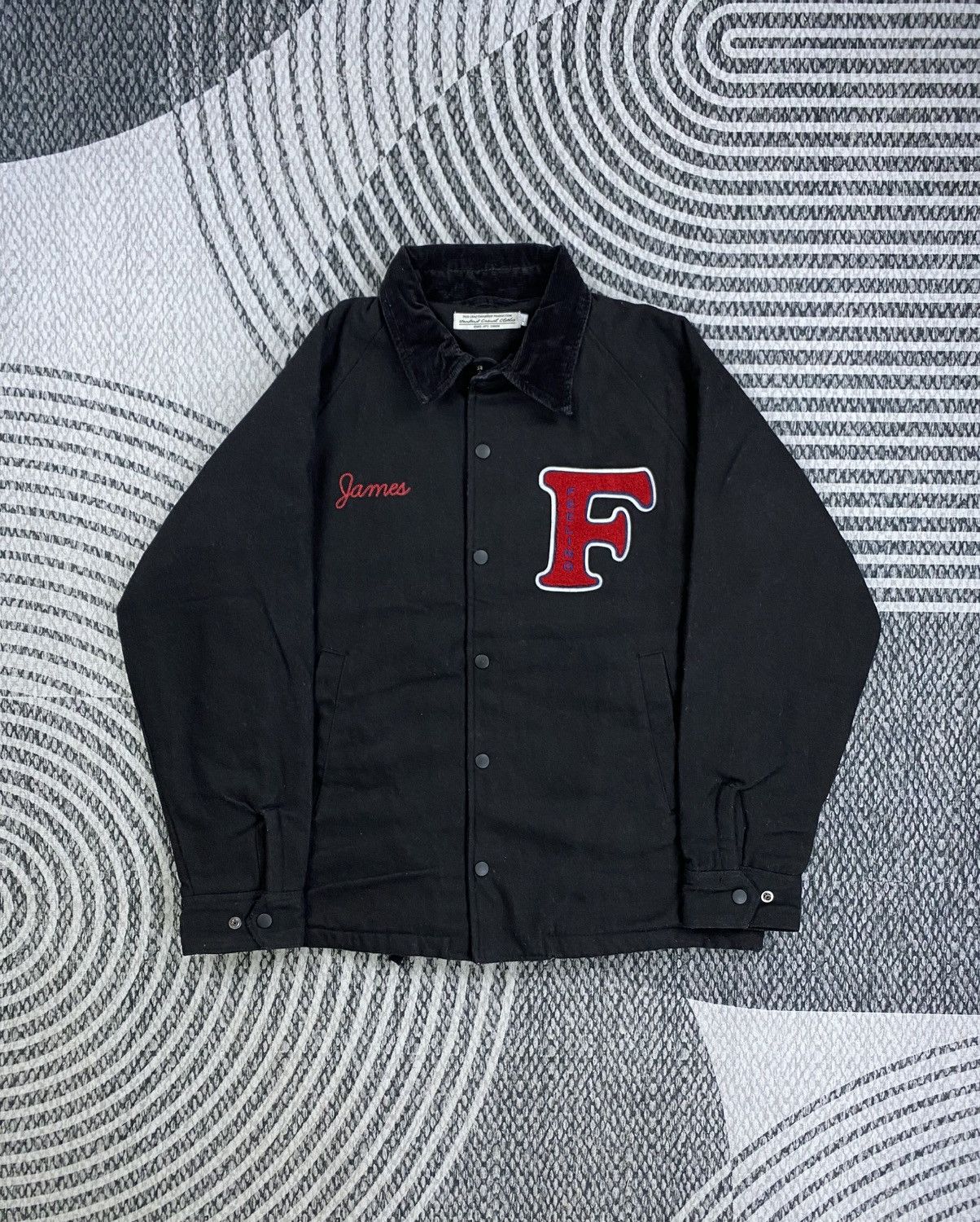 Craftsman Vintage True Craftman Embroidery Logo Coach Wool Jacket Size US M / EU 48-50 / 2 - 1 Thumbnail