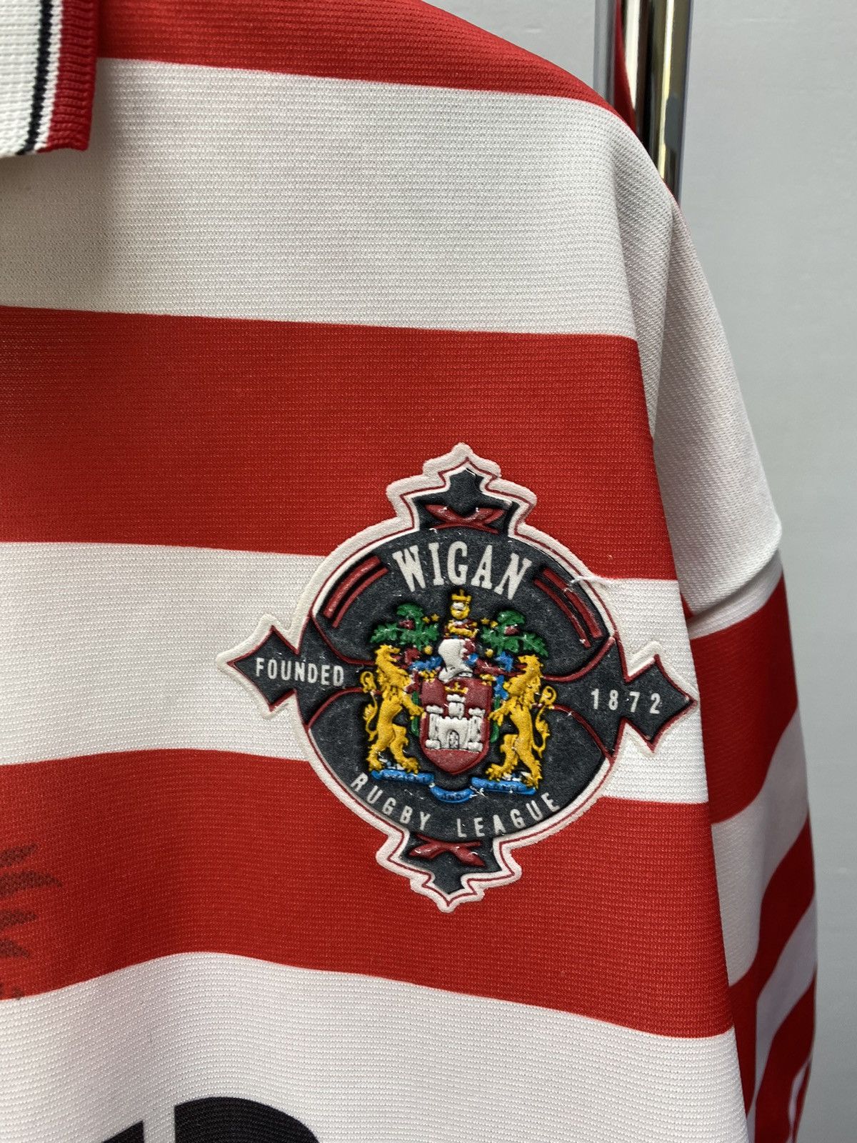 Puma × Vintage WIGAN RUGBY LEAGUE 1995 1996 HOME SHIRT JERSEY CENTENARY Size US XL / EU 56 / 4 - 11 Thumbnail