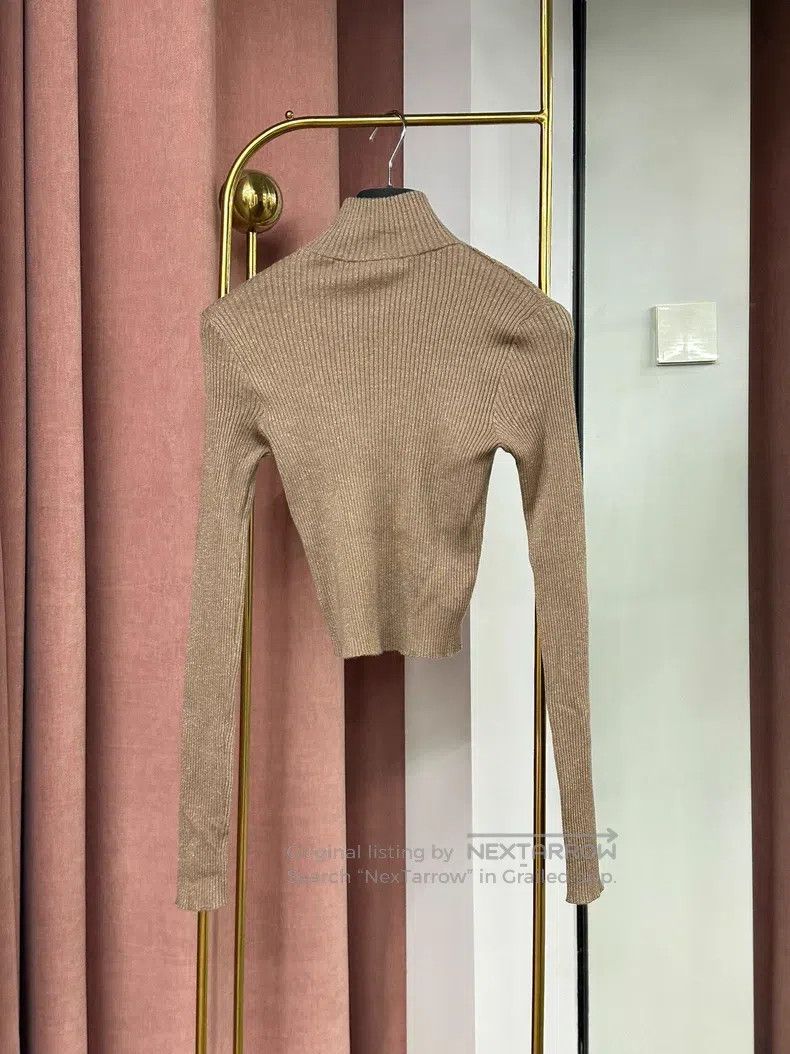 Brunello Cucinelli Brunello Cucinelli Gold Thread Slim Fit Cashmere Knit Set, Size S / US 4 / IT 40 - 3 Thumbnail