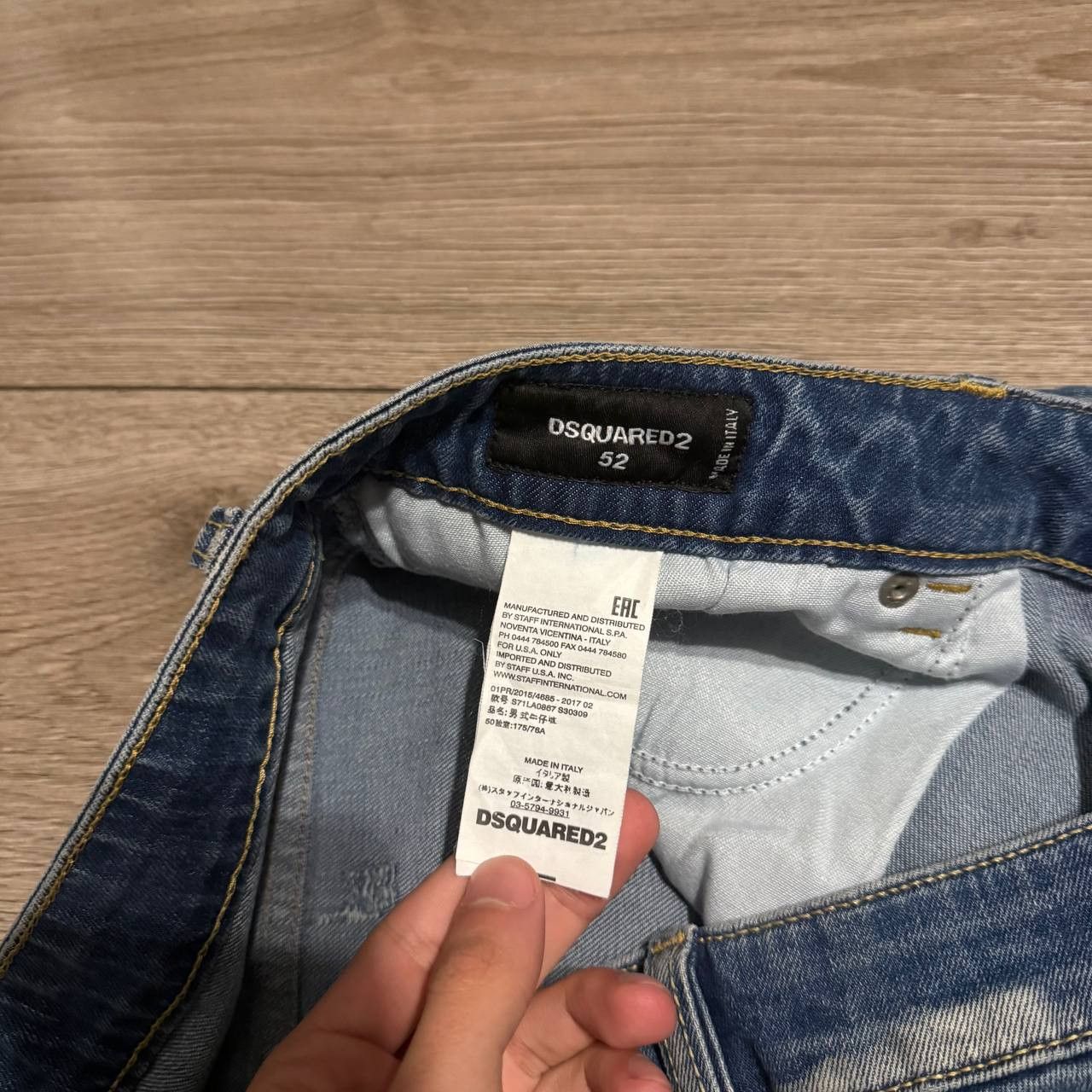 Dsquared2 dsquared2 jeans men 52 avant garde disressed denim Size US 36 / EU 52 - 5 Thumbnail