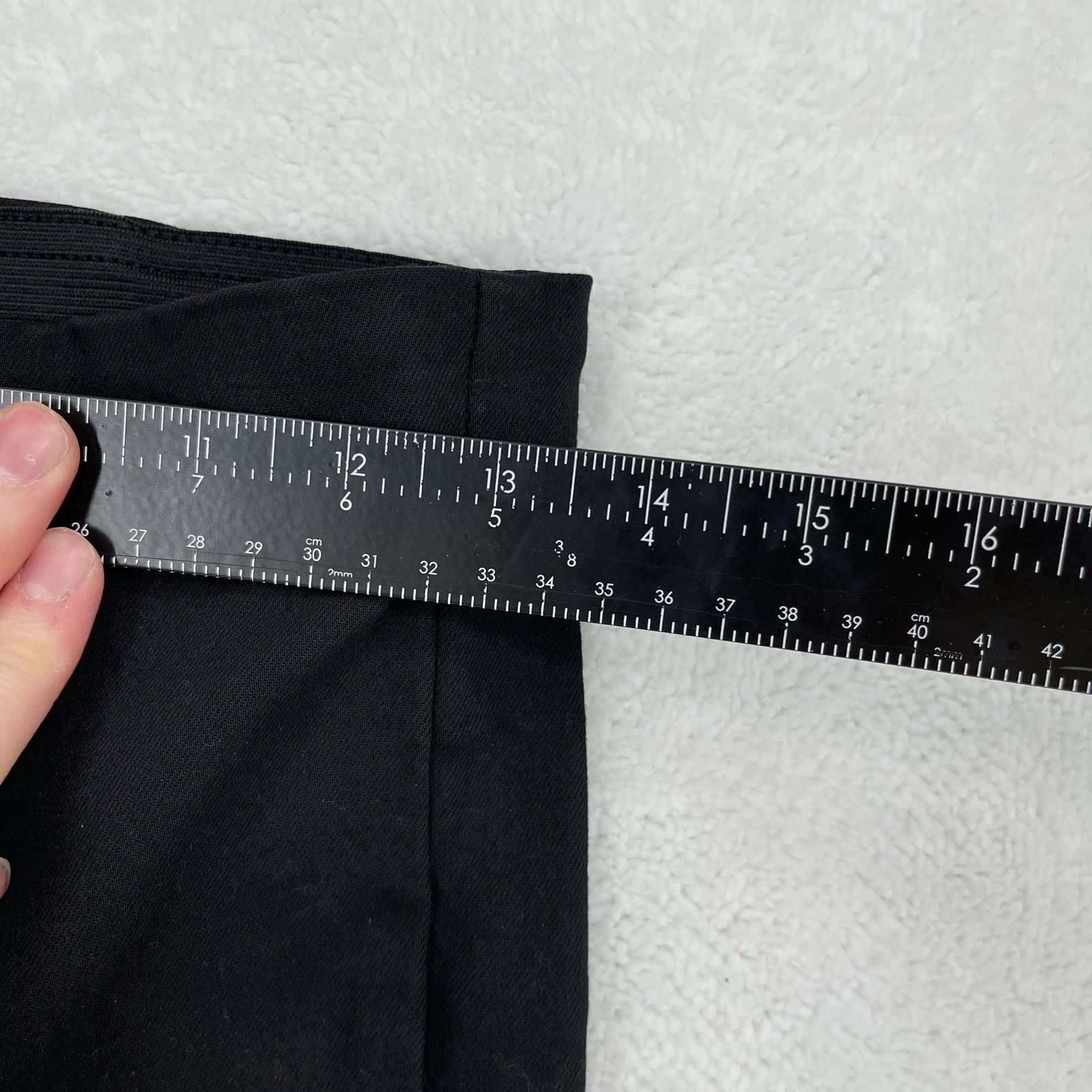 Madewell Madewell Fraser Slim Black Dress Pants 27 Business Casual Size 27" / US 4 / IT 40 - 4 Thumbnail