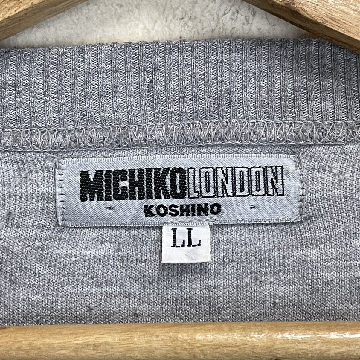 Michiko Koshino × Michiko Koshino London Vintage 90s Michiko London Big Logo Crewneck Sweatshirt Size US XL / EU 56 / 4 - 8 Thumbnail