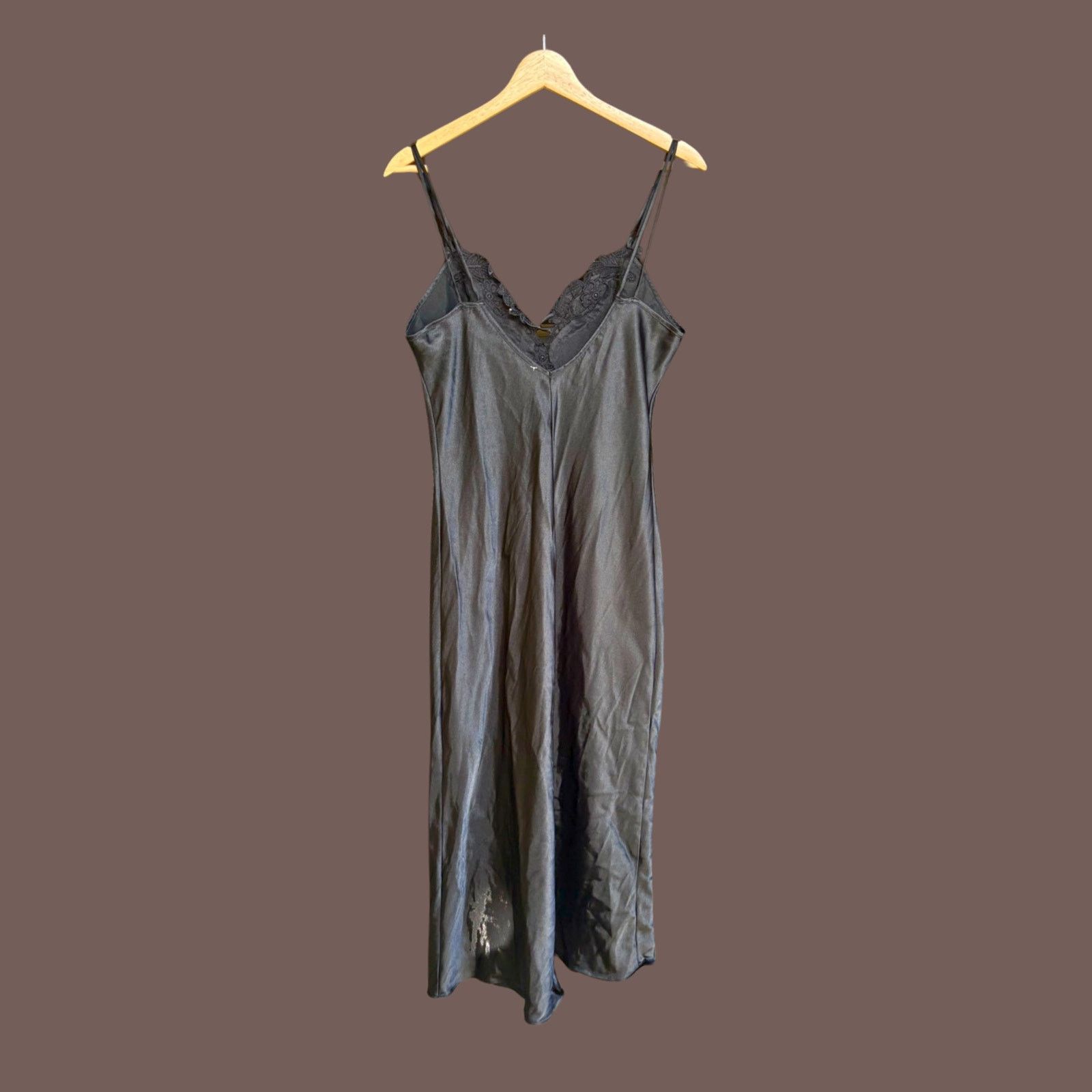 black 90s slip dress 90s It Girl Maxi main image 0