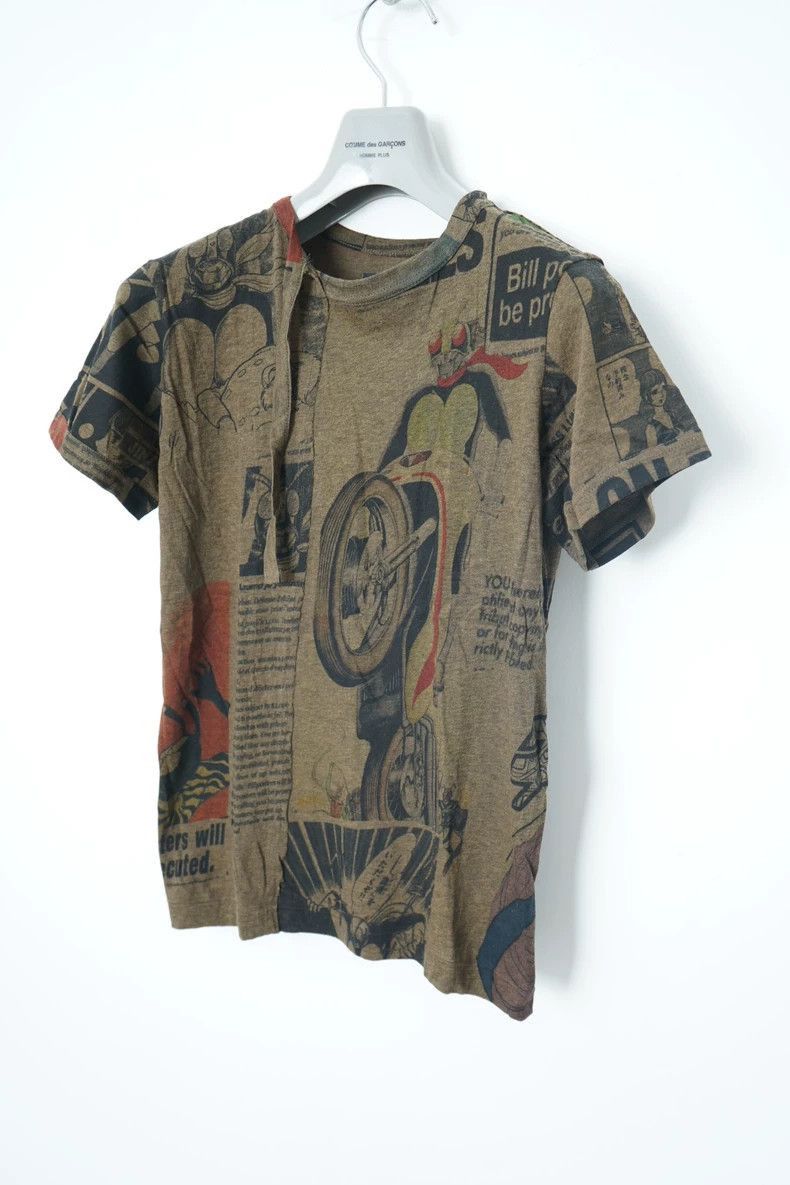Yohji Yamamoto Yohji Yamamoto Yohji Yamamoto Comic Print Short Sleeve T-S Size US M / EU 48-50 / 2 - 1 Thumbnail