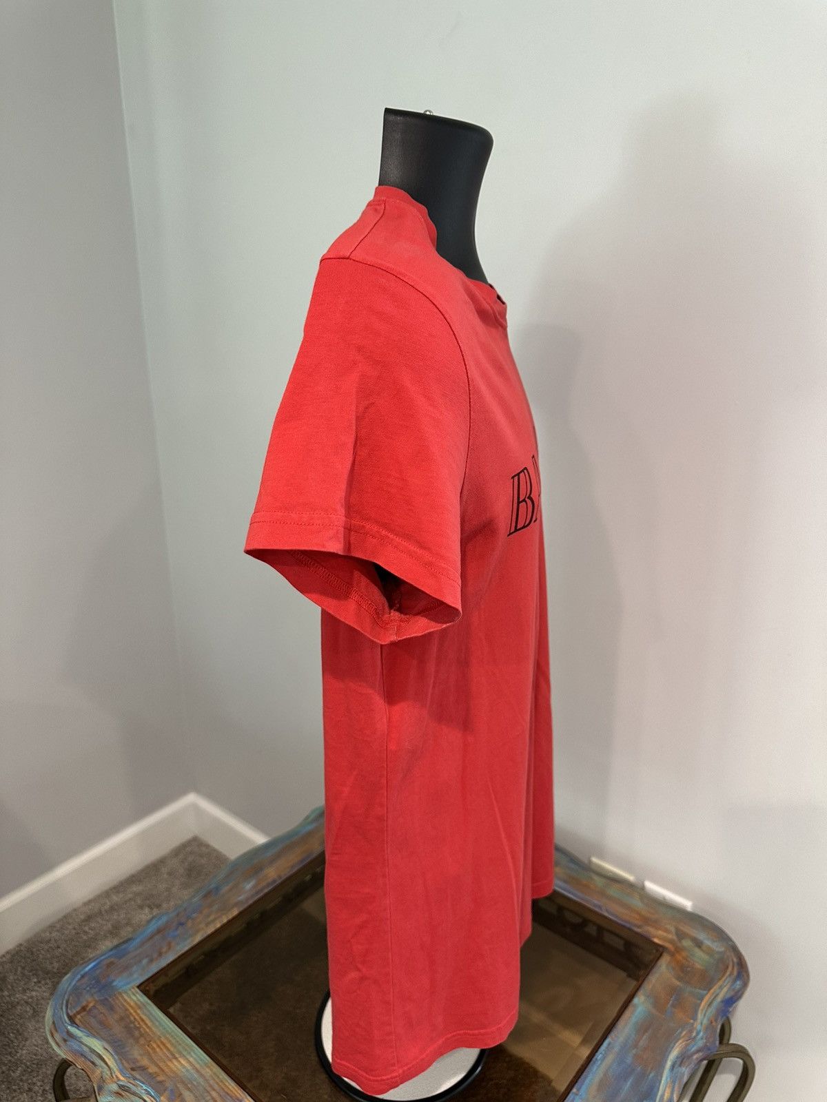 Balmain Red Balmain Logo T Shirt Size US M / EU 48-50 / 2 - 3 Thumbnail
