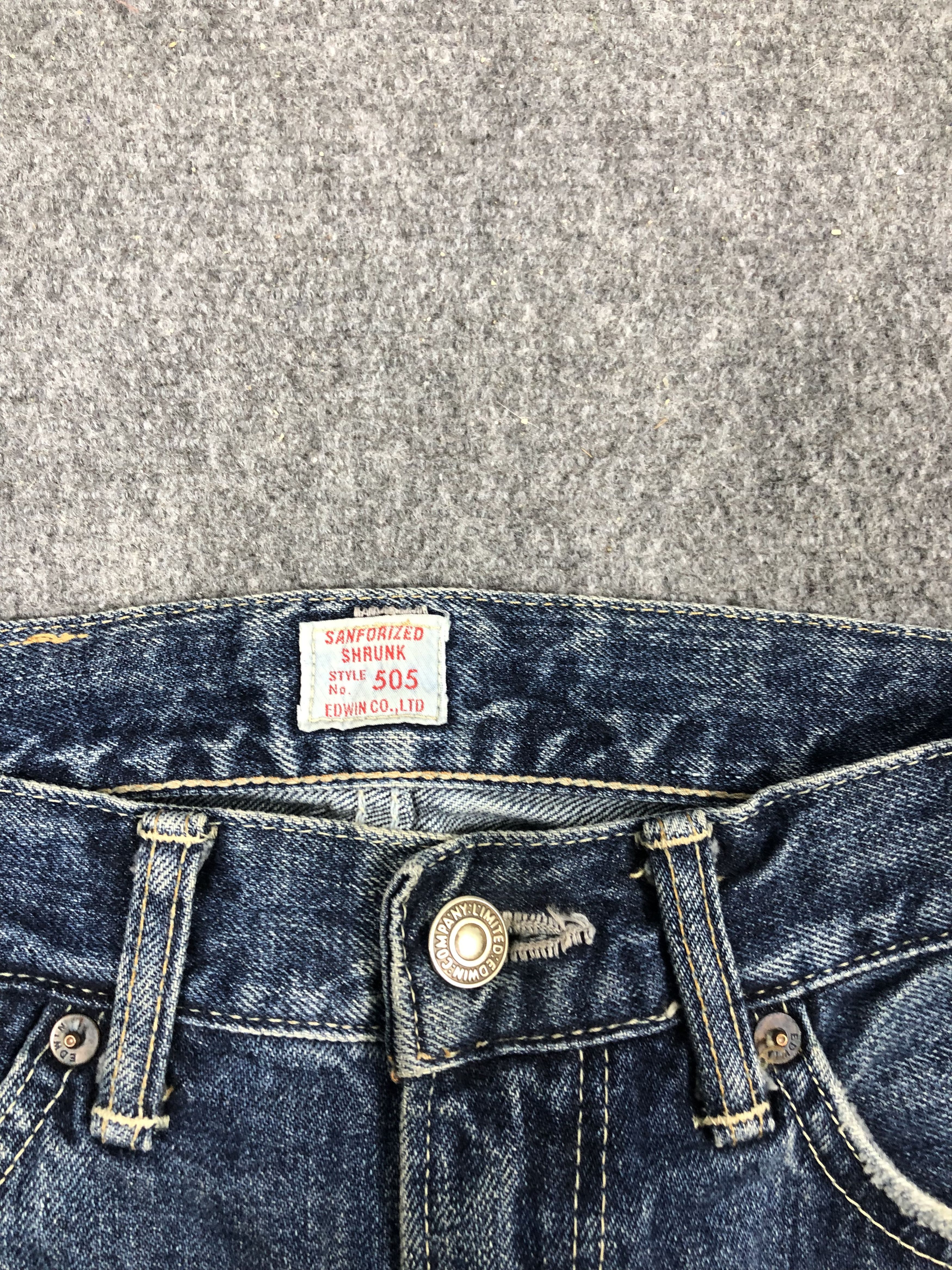 Edwin Vintage Edwin Selvedge Faded Blue Jeans DPP0006 Size US 26 / EU 42 - 5 Thumbnail