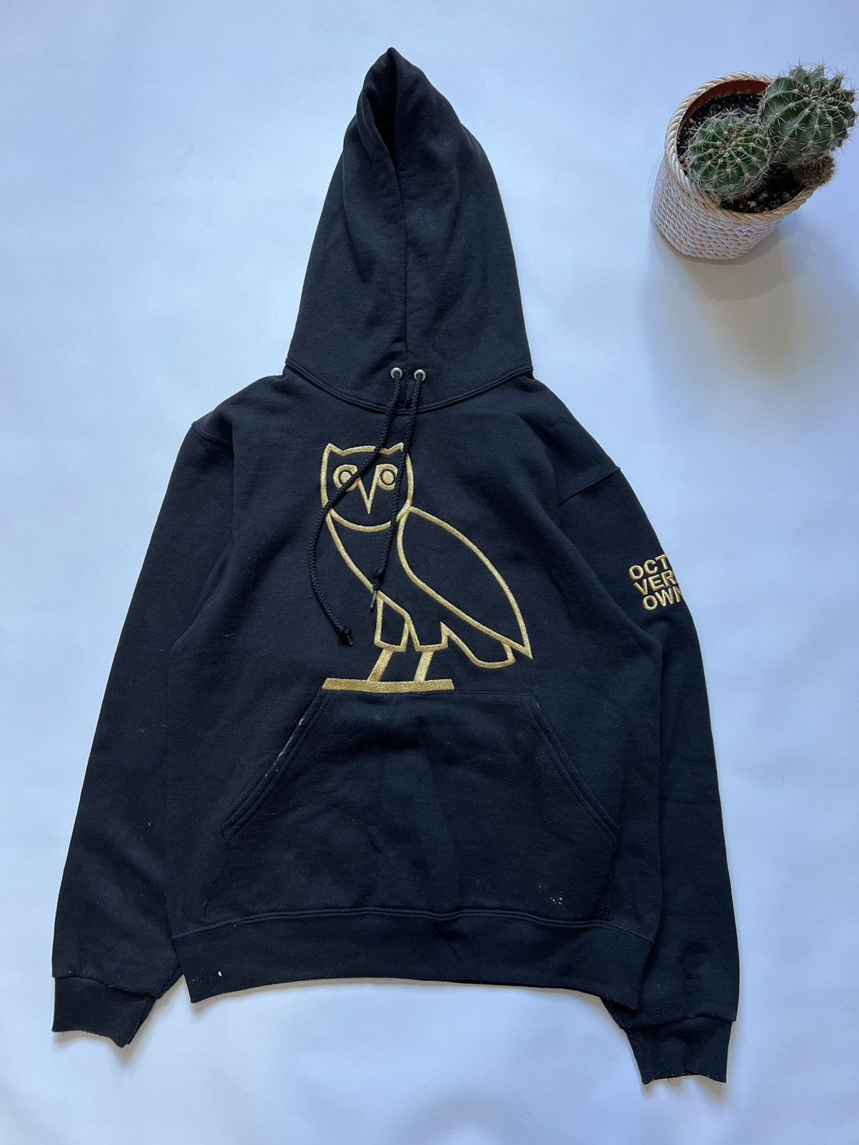 October's Very Own OVO Drake Octobers Very Own Black Hoodie Mens Rare Owl Size US S / EU 44-46 / 1 - 1 Thumbnail
