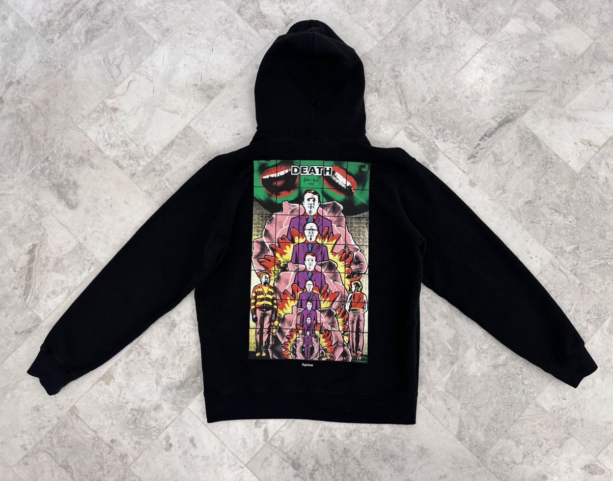 Supreme Supreme “DEATH” Graphic Hoodie Size US L / EU 52-54 / 3 - 7 Thumbnail