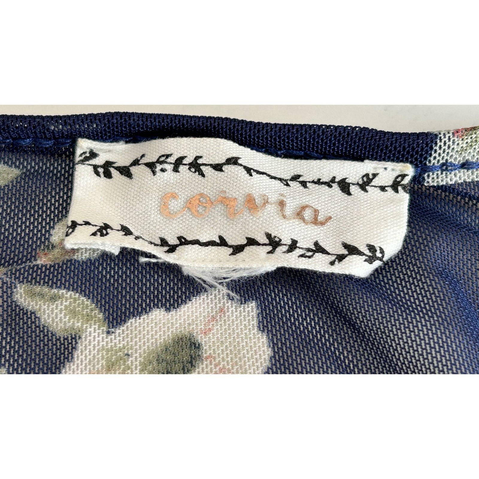 Other Corvia | Women's Floral Oversize Short Sleeve Blouse | Large Size L / US 10 / IT 46 - 3 Thumbnail